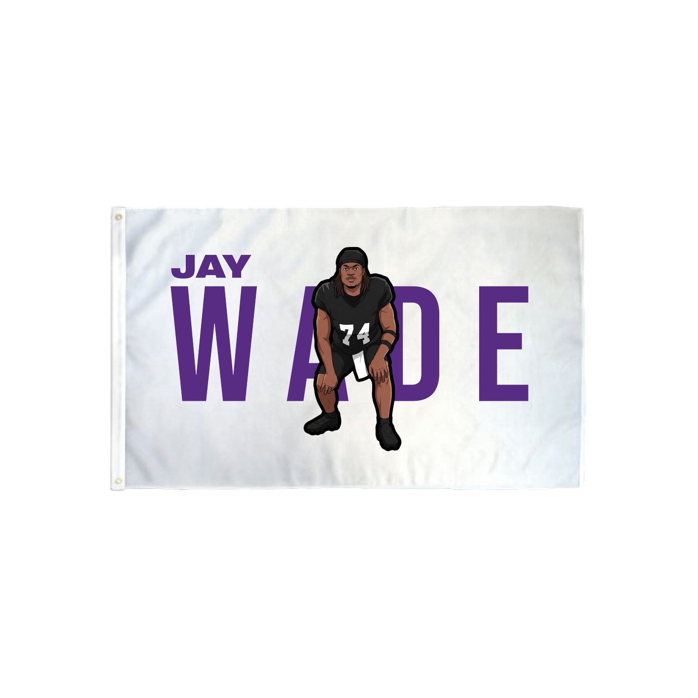3x5 Flag — Player Name in Classic