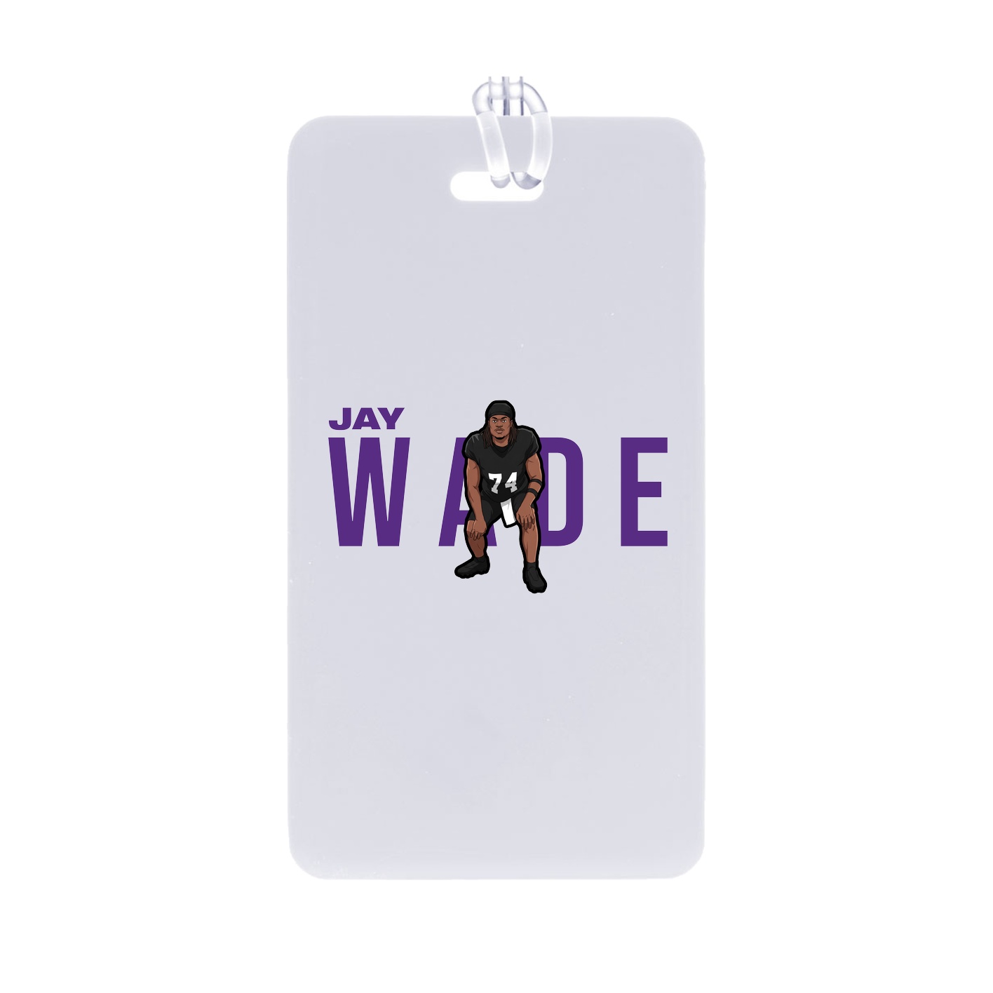 Bag Tag — Player Name in Classic