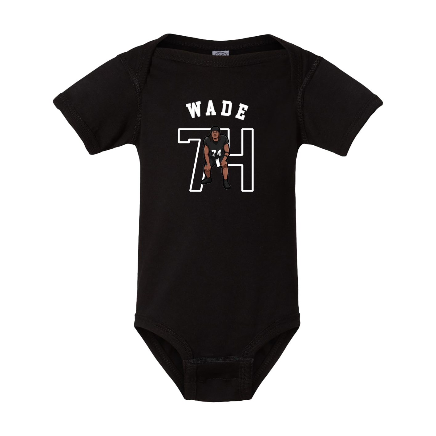 Baby Onesie — Shirsey Arch in Black
