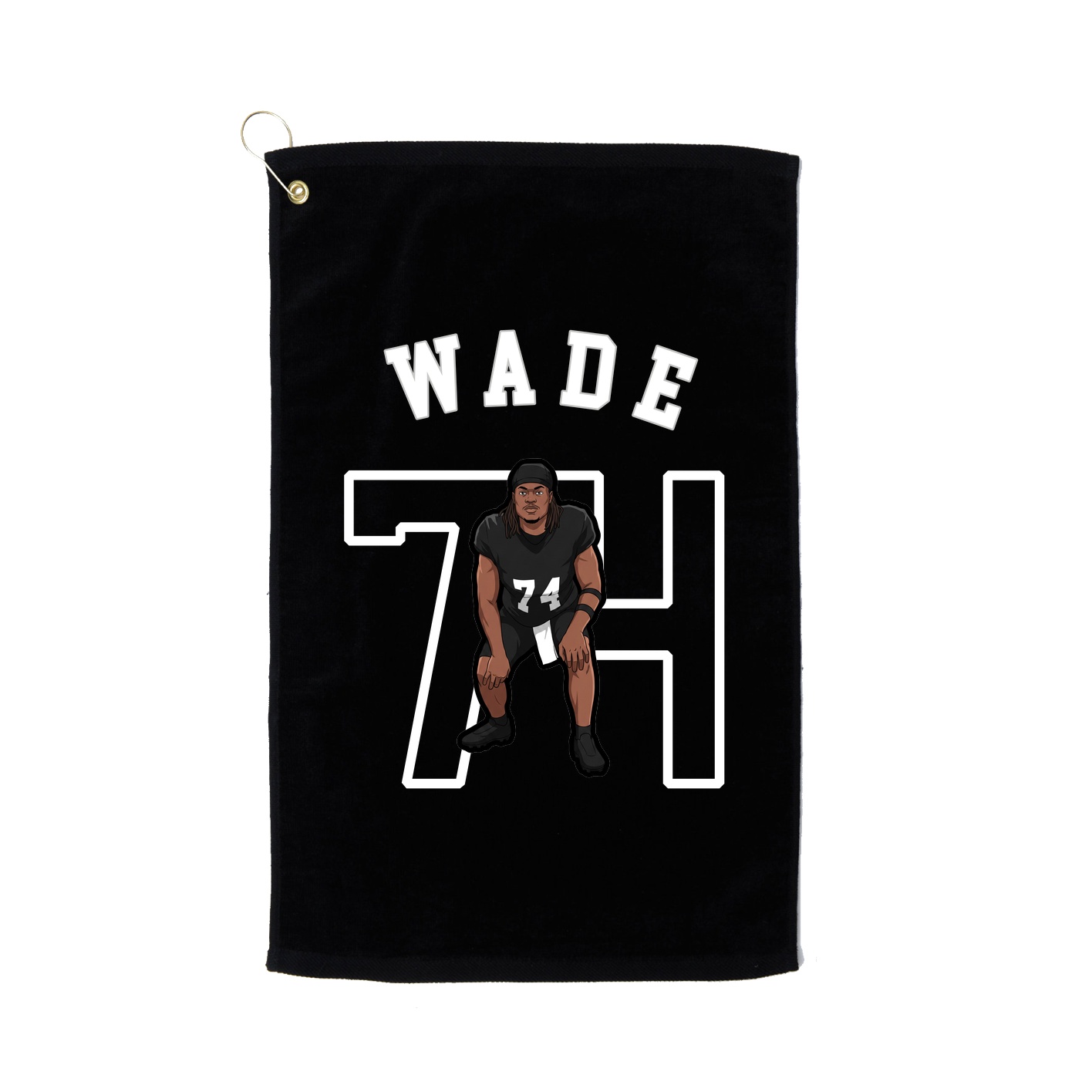 Golf Towel — Shirsey Arch in Black