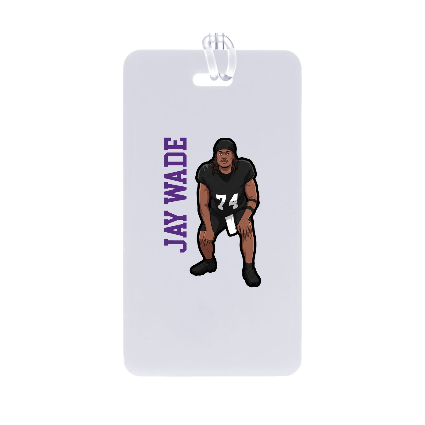 Bag Tag — Name Vertical in Classic