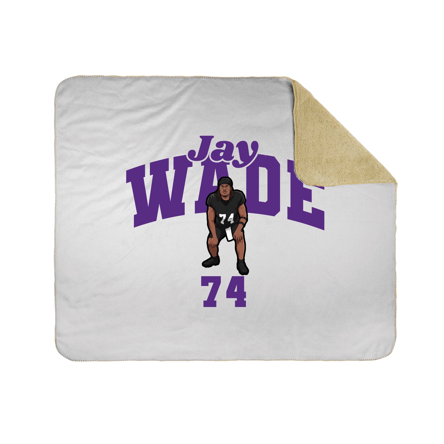 Throw Blanket — Signature Arch in White