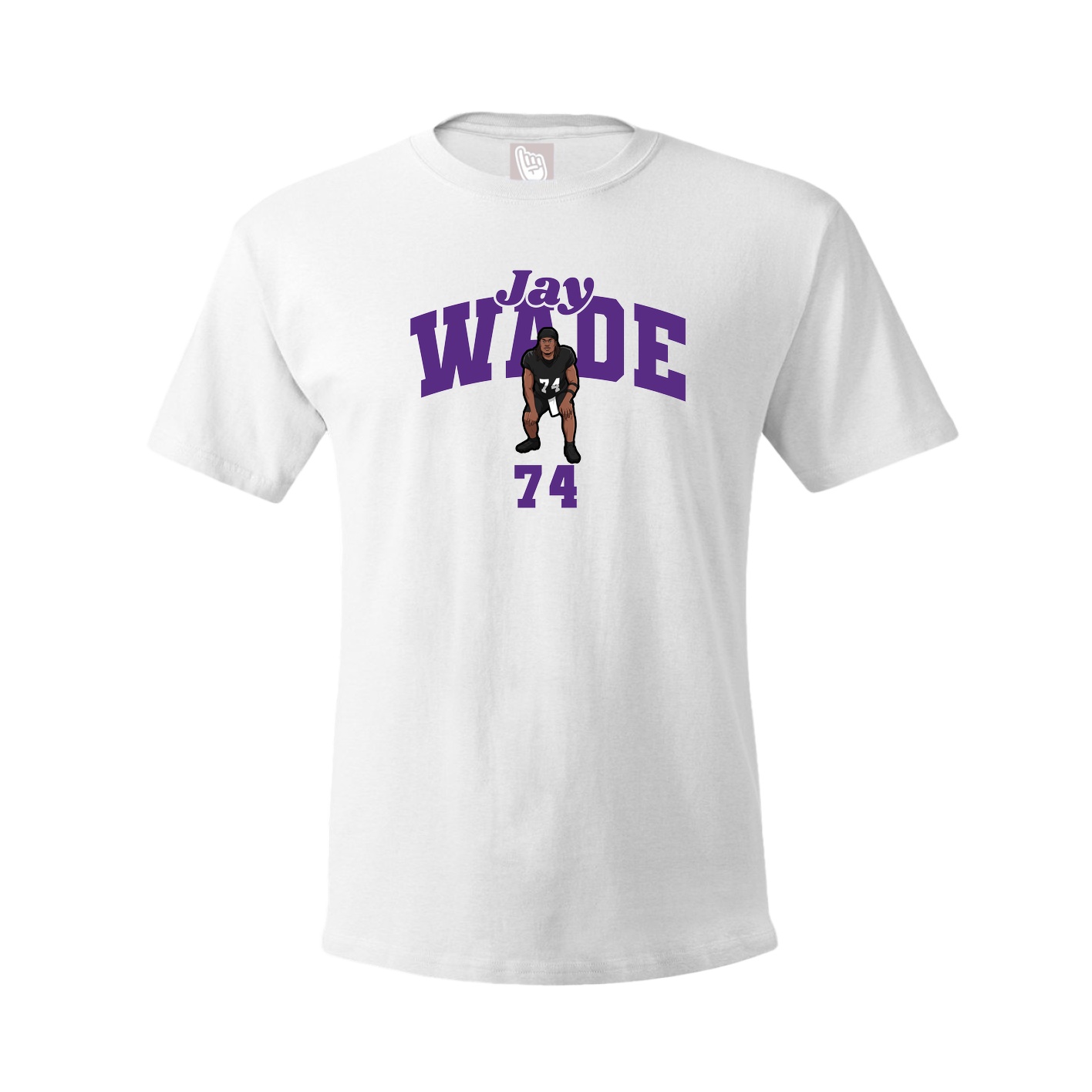 Youth Tee — Signature Arch in White