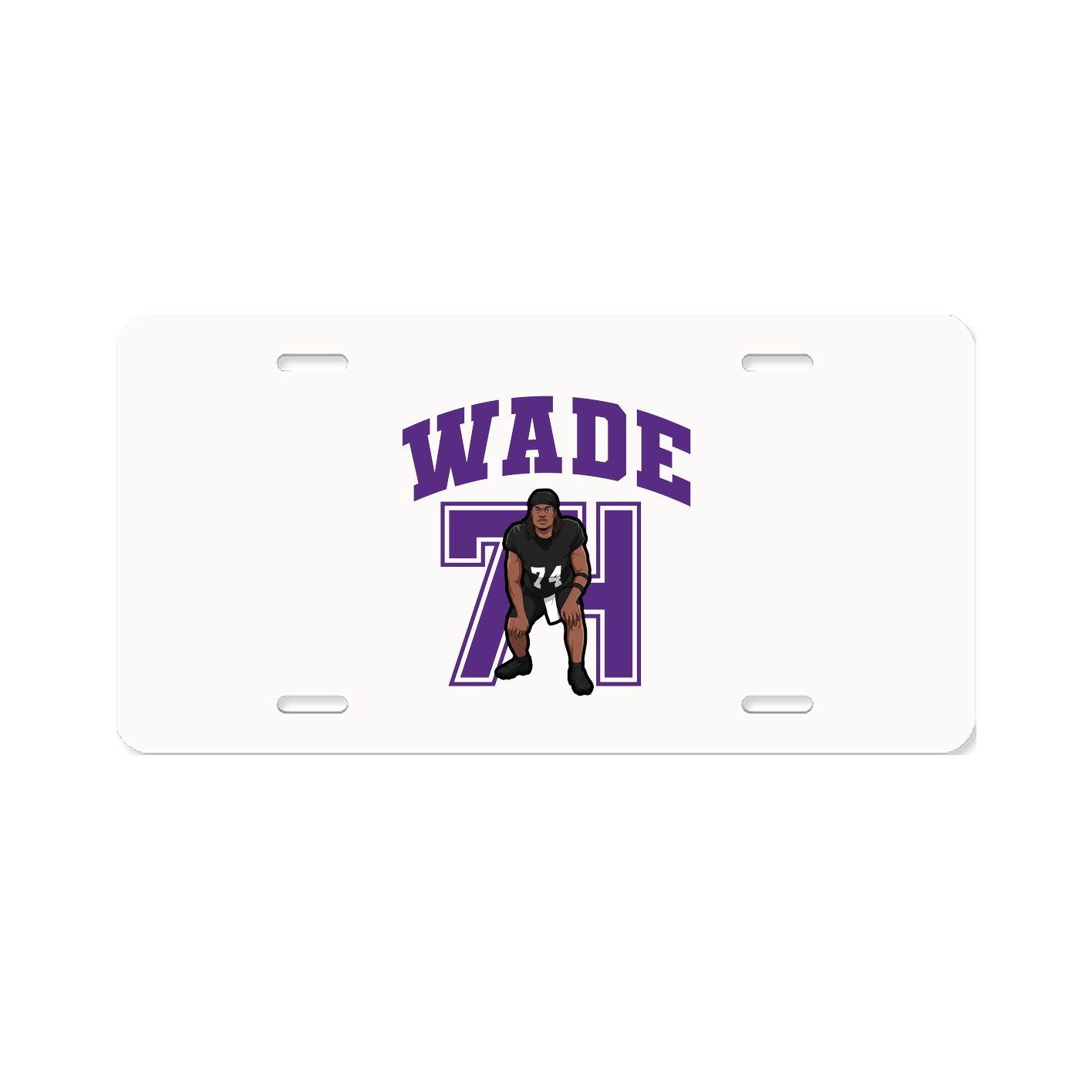 License Plate — Number in Classic