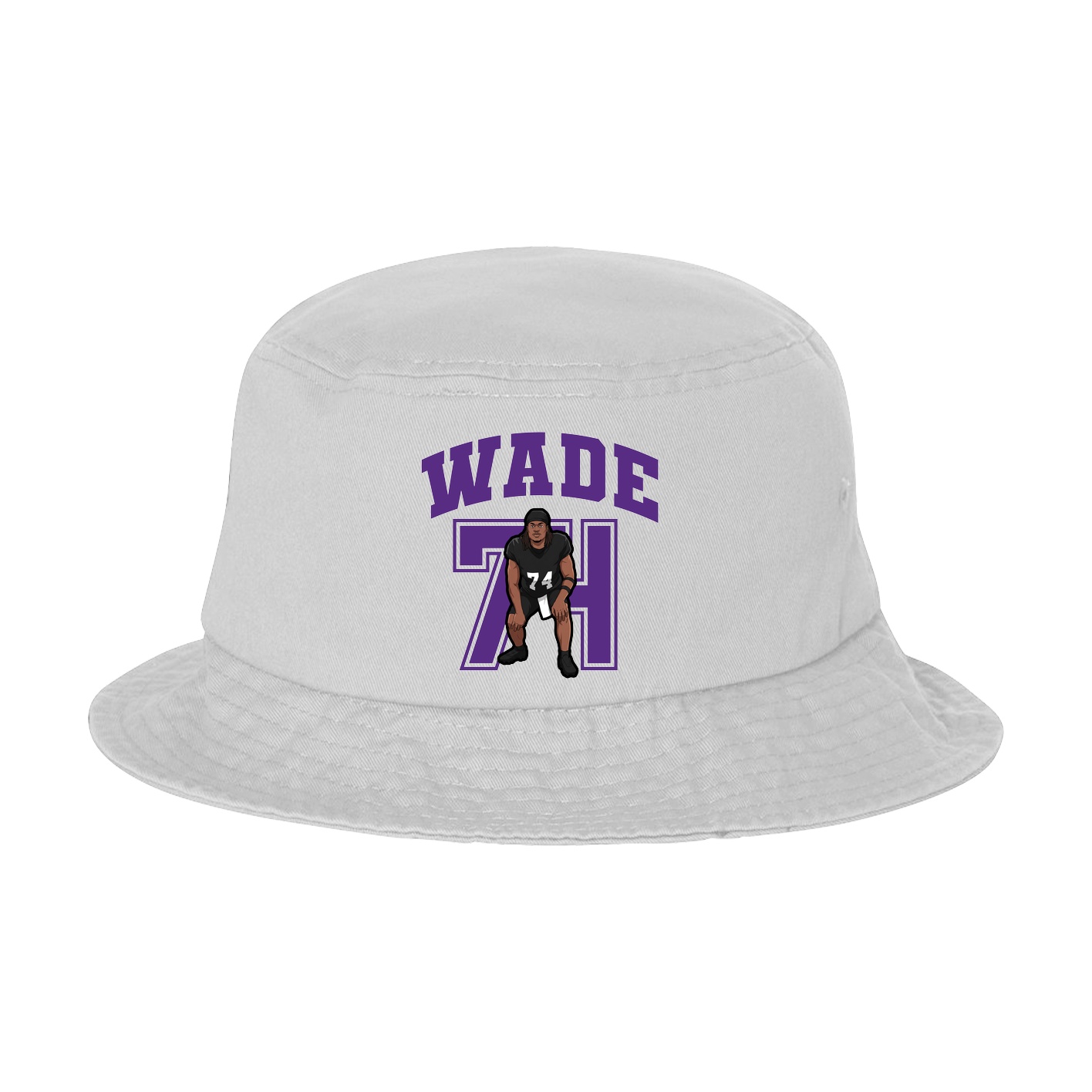 Bucket Cap — Number in White
