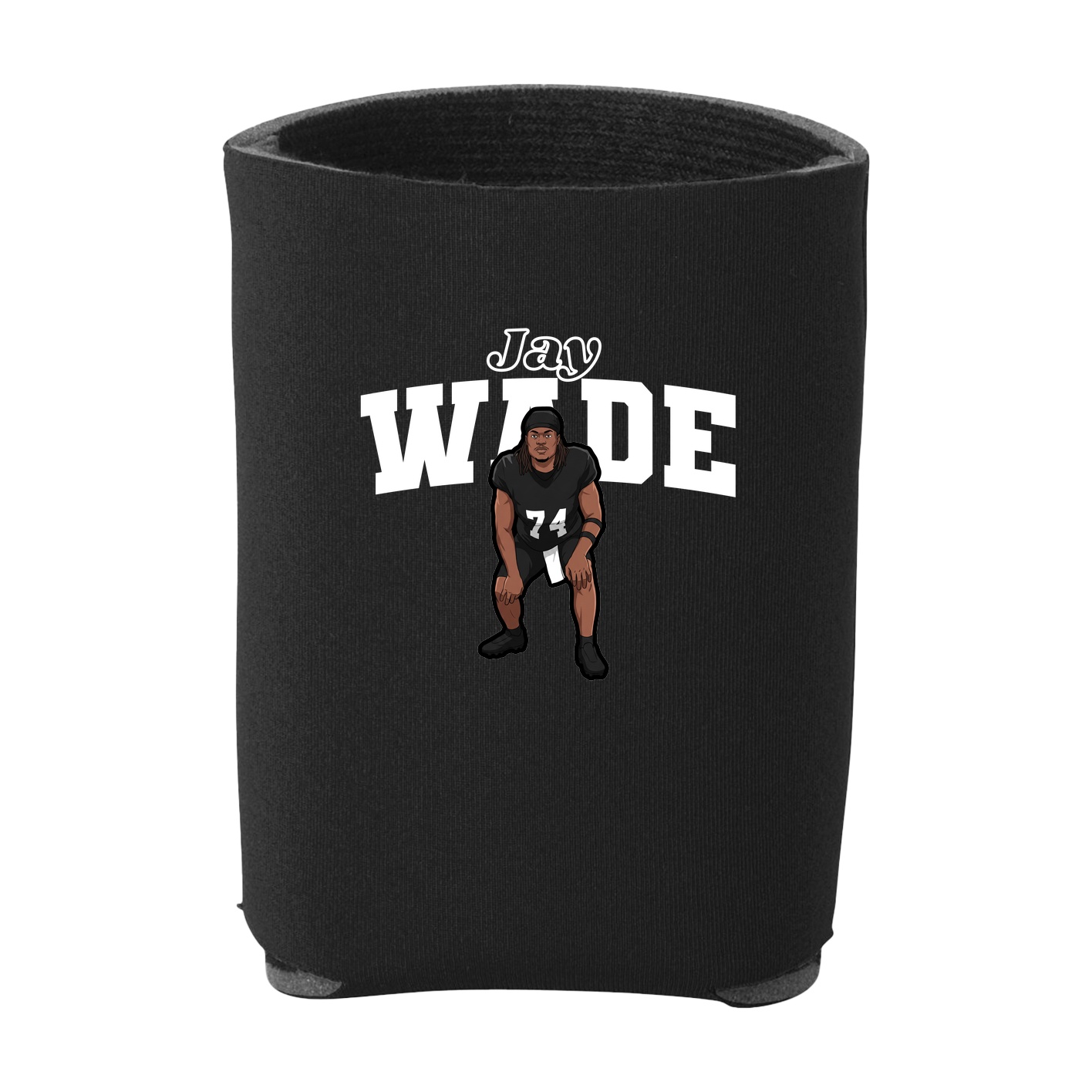 Can Holder — Name Arch in Black