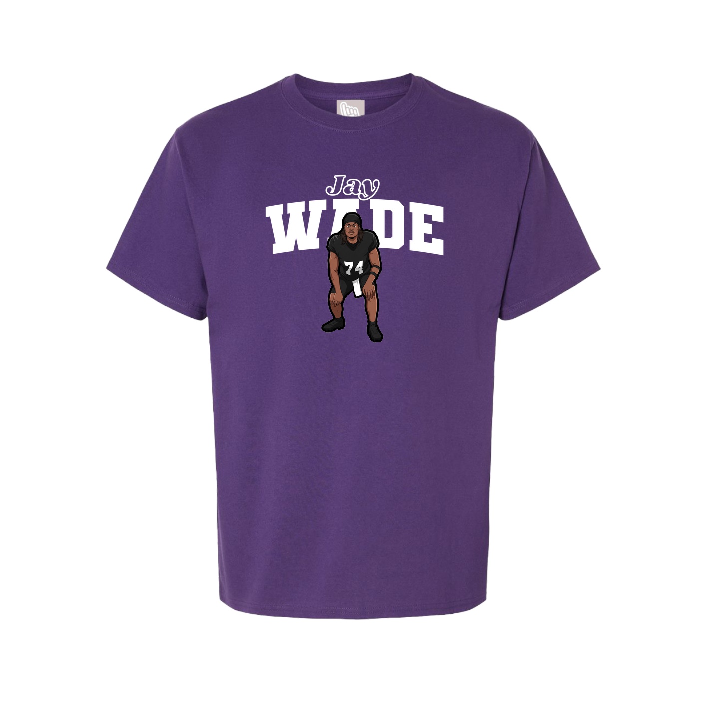 Tee — Name Arch in Purple