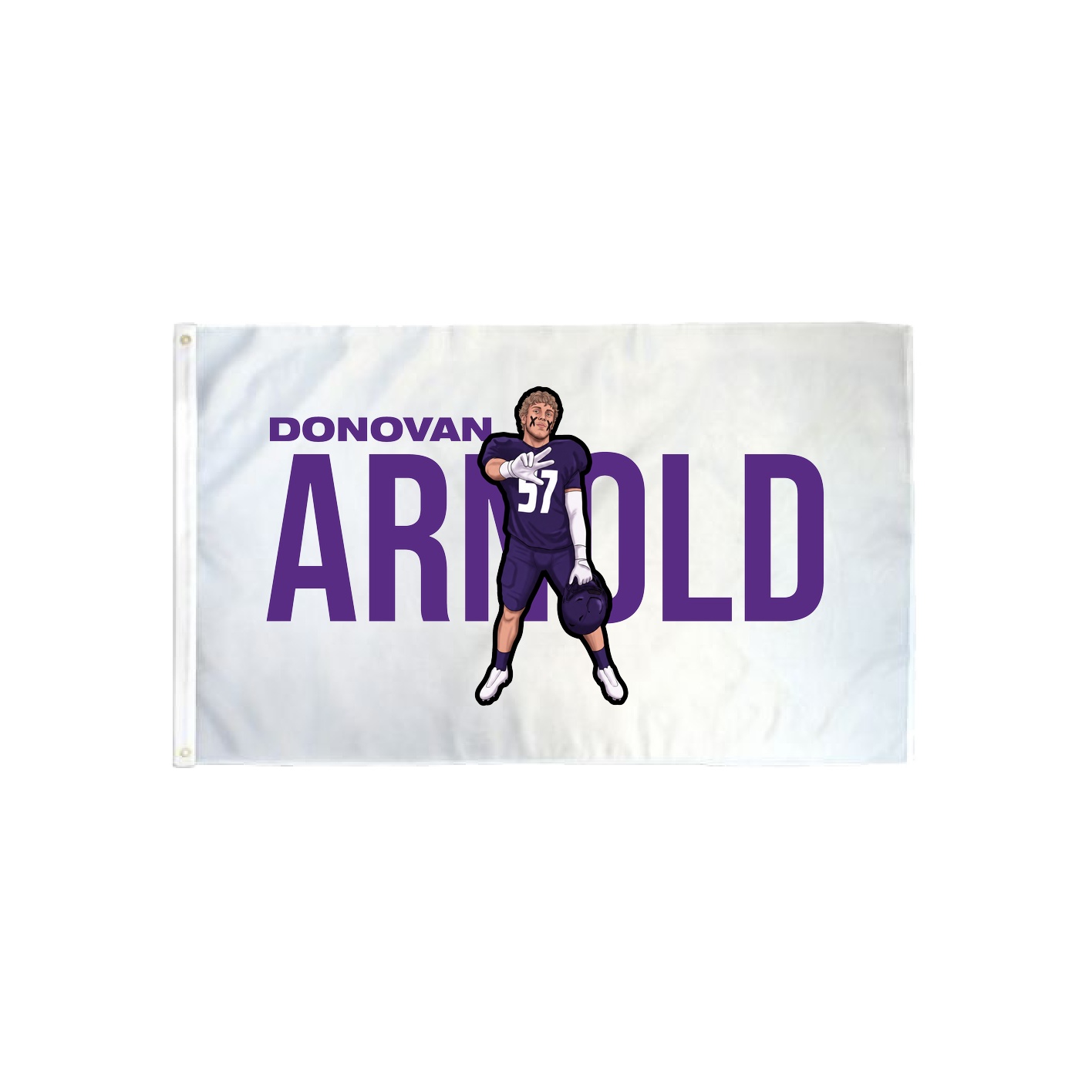 3x5 Flag — Player Name in Classic