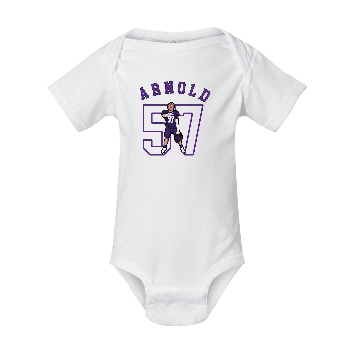 Baby Onesie — Shirsey Arch in White