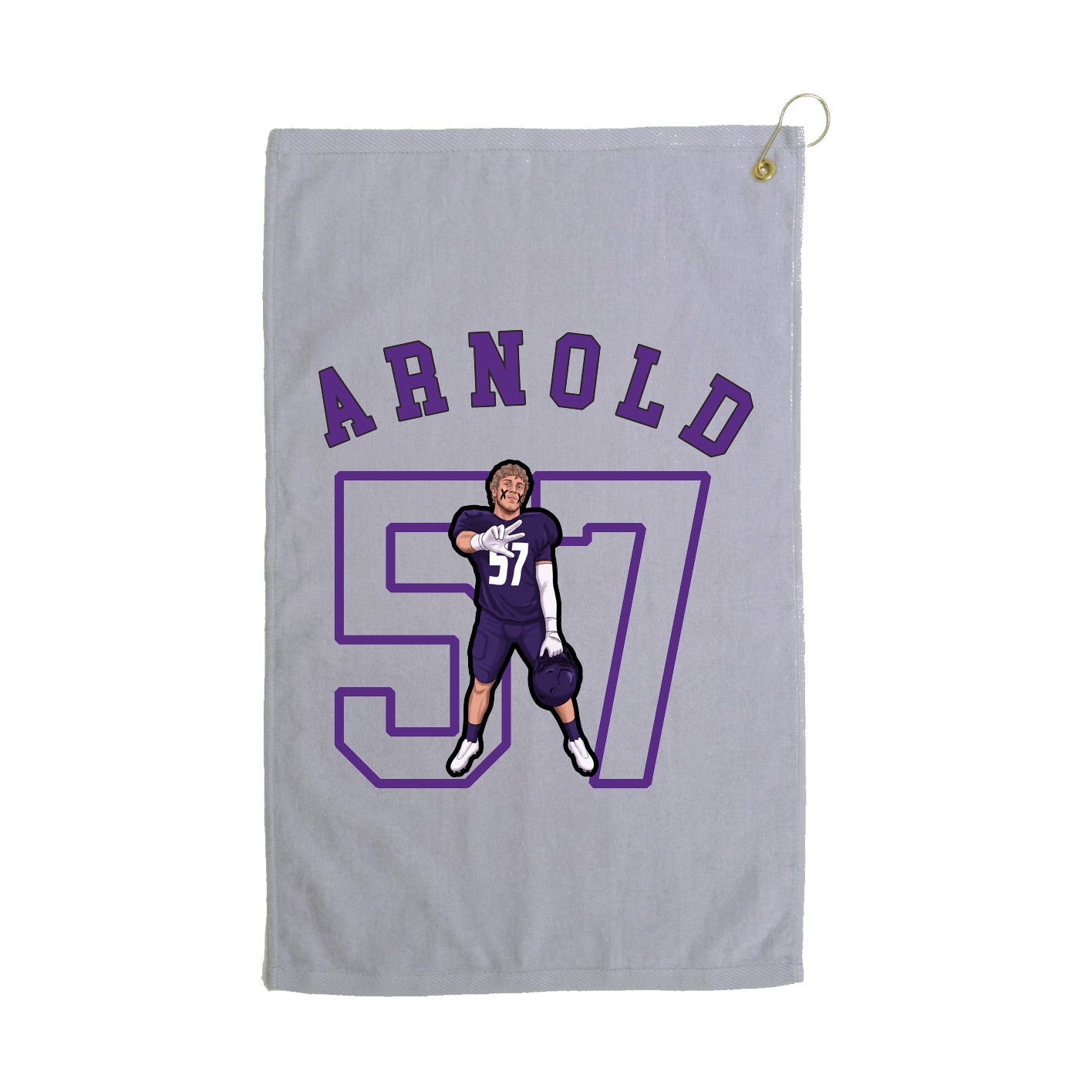 Golf Towel — Shirsey Arch in Grey
