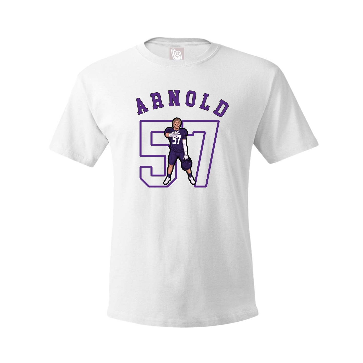 Youth Tee — Shirsey Arch in White