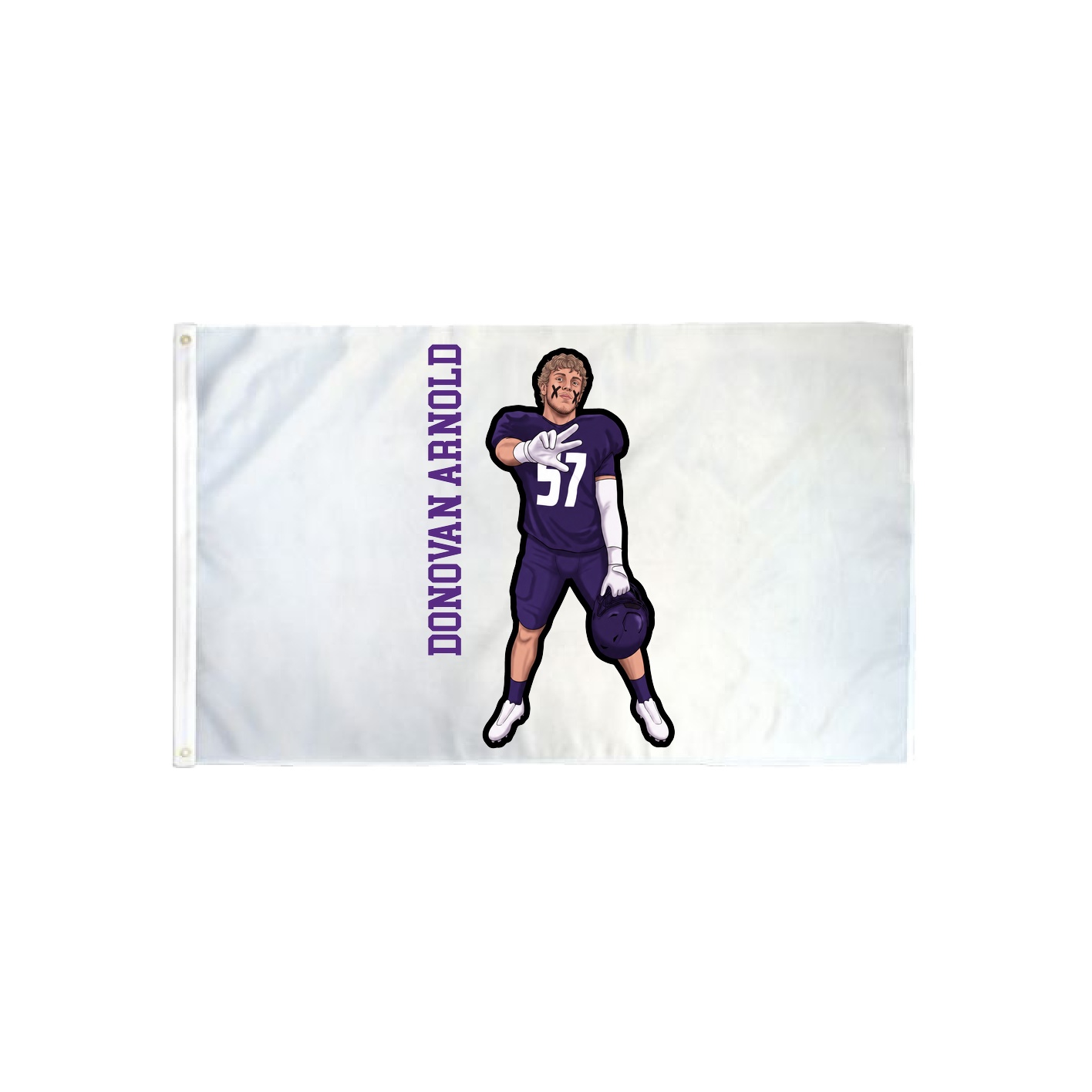 3x5 Flag — Name Vertical in Classic