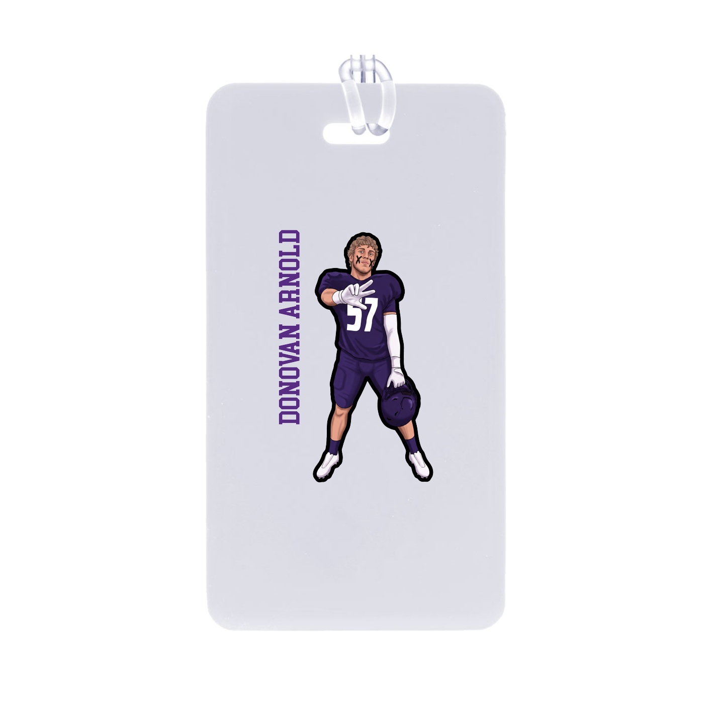 Bag Tag — Name Vertical in Classic