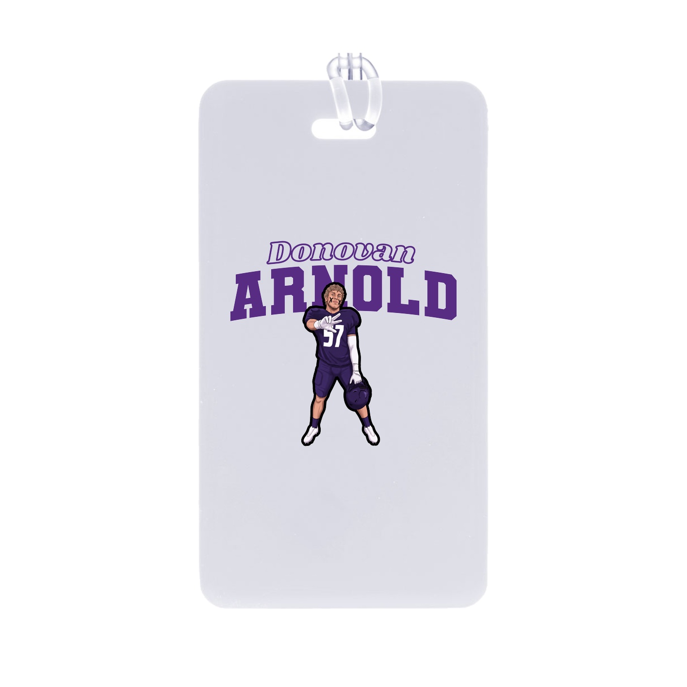 Bag Tag — Name Arch in Classic