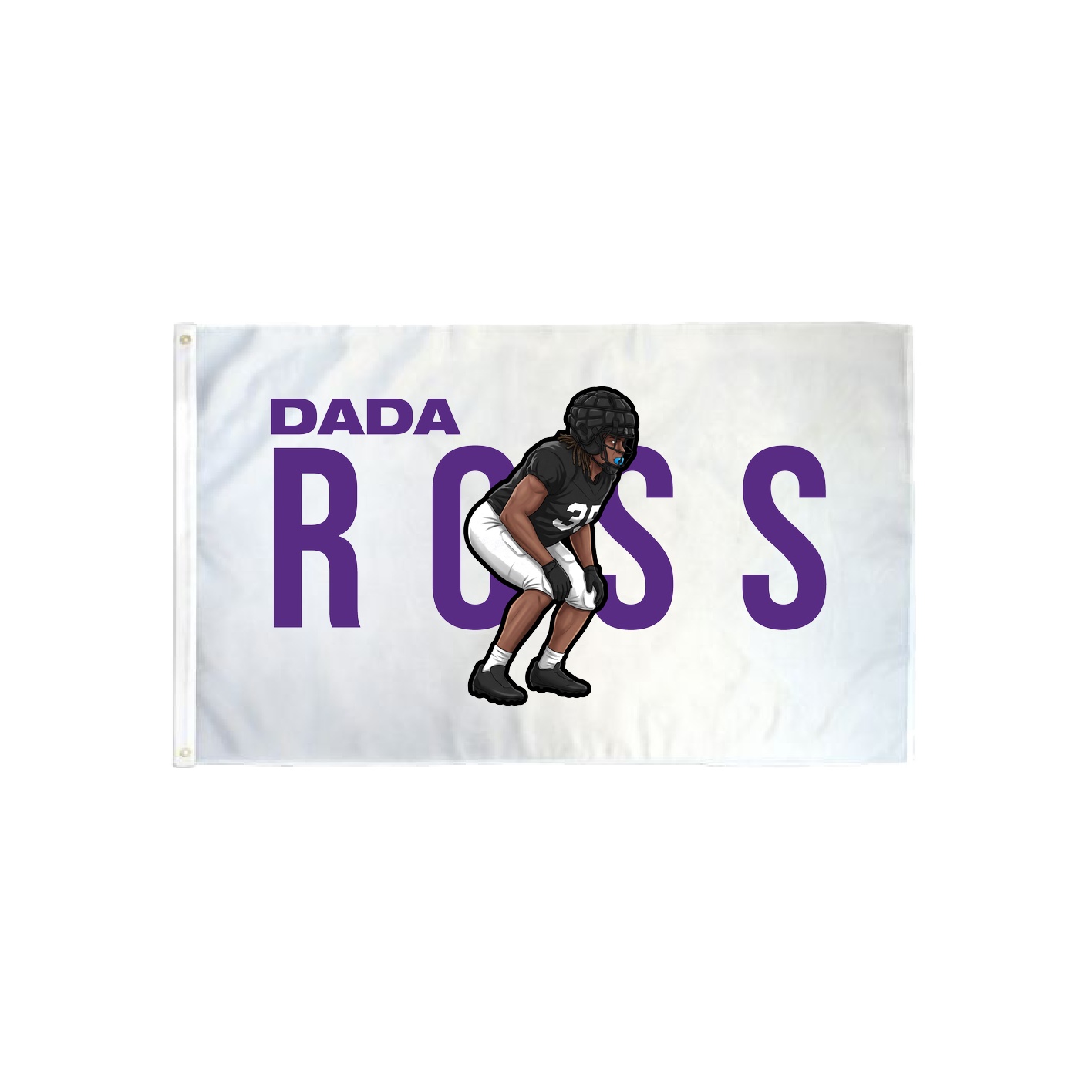 3x5 Flag — Player Name in Classic