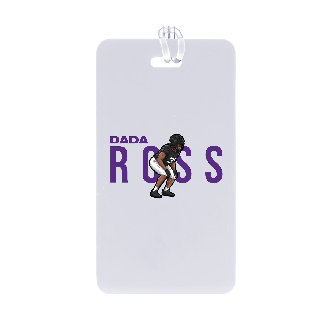 Bag Tag — Player Name in Classic