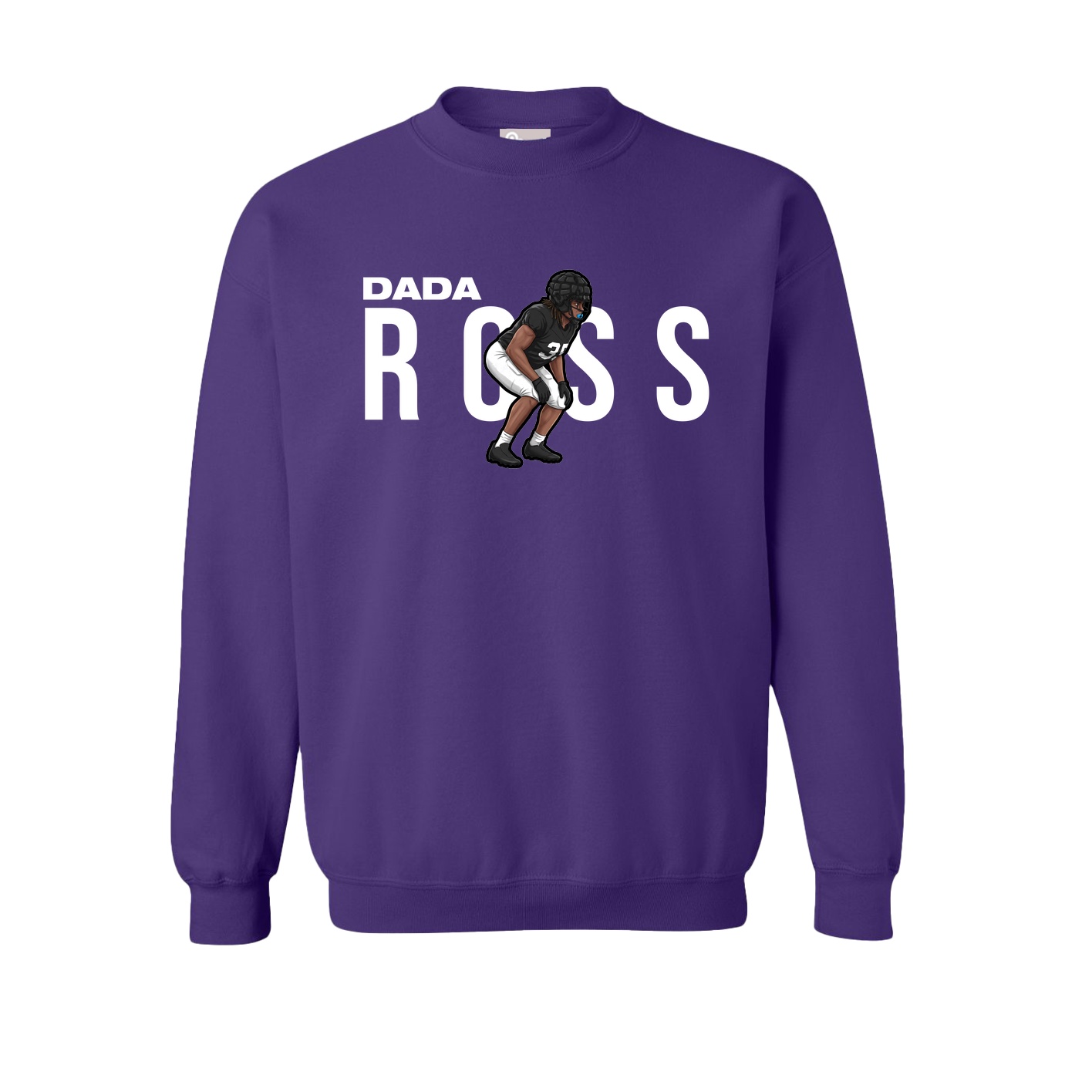 Fleece Crew — Player Name in Purple