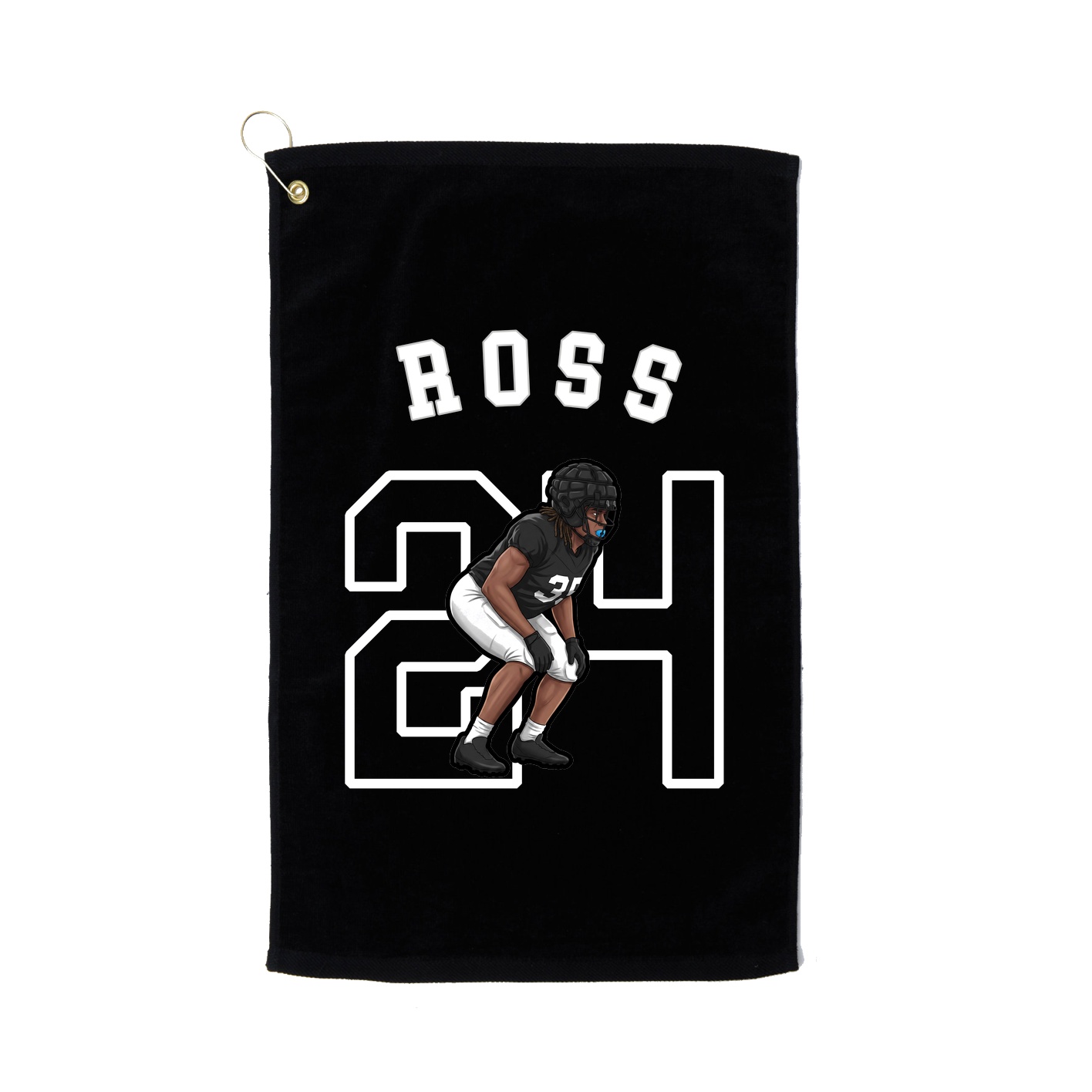 Golf Towel — Shirsey Arch in Black