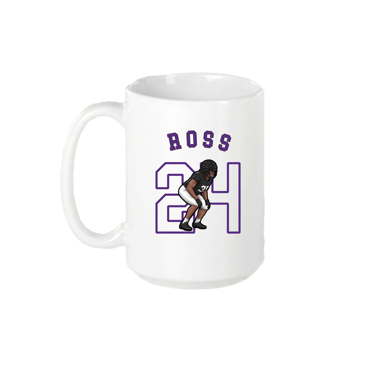 15oz Coffee Mug — Shirsey Arch in White