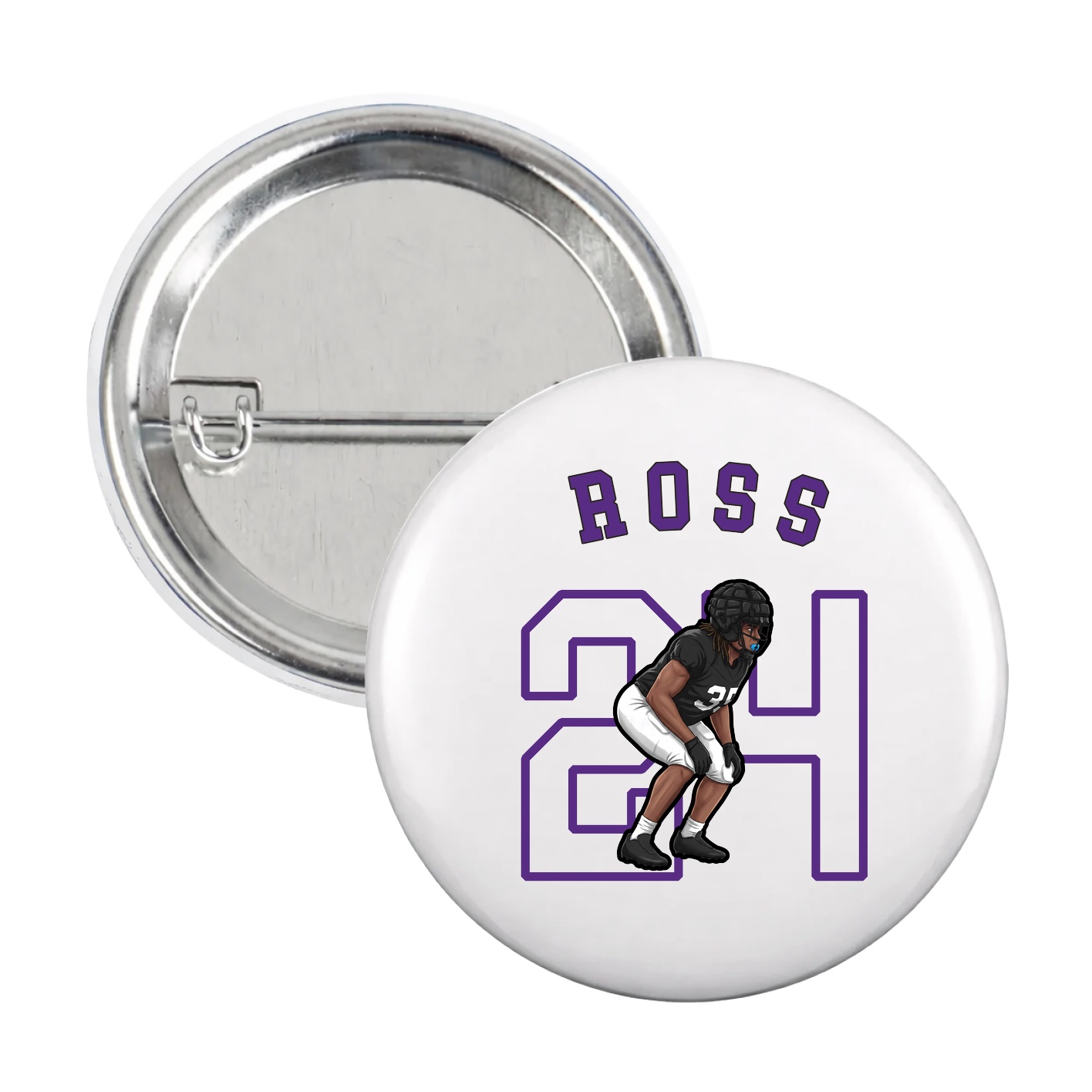 Game Day Button — Shirsey Arch in White