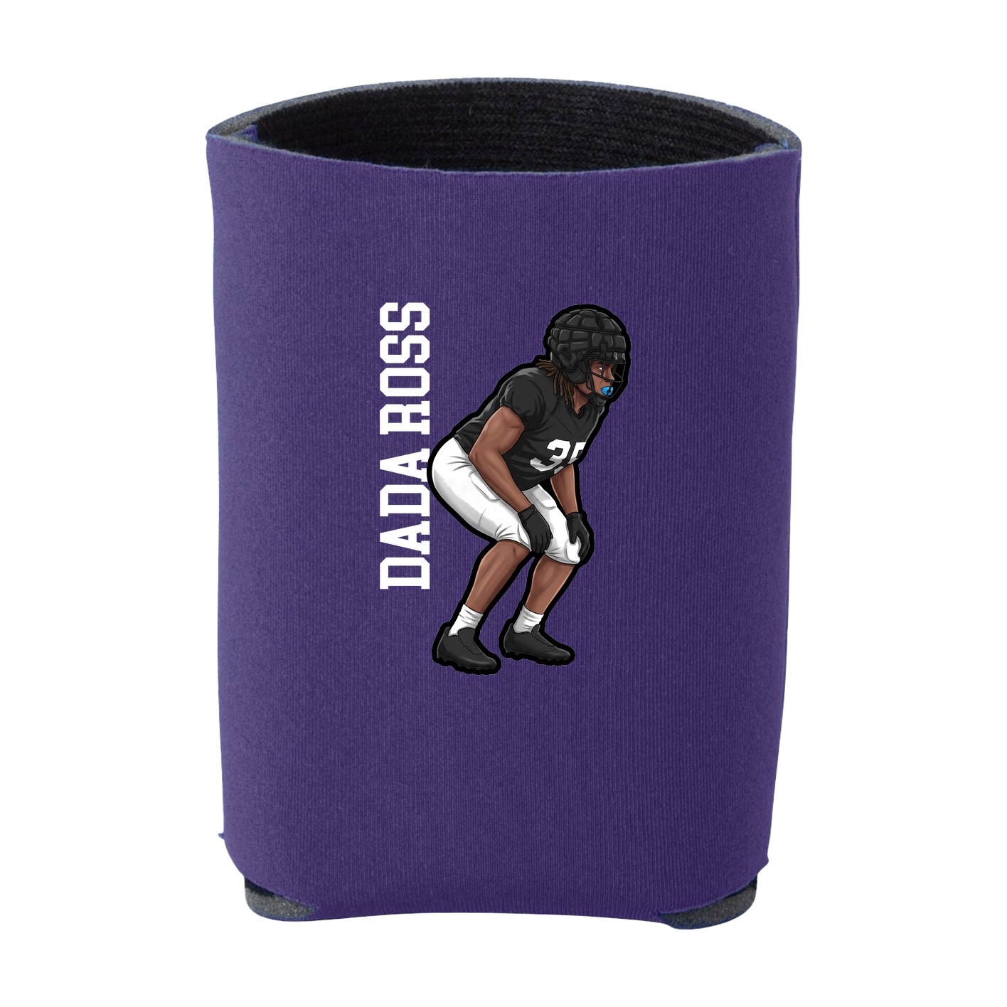 Can Holder — Name Vertical in Purple
