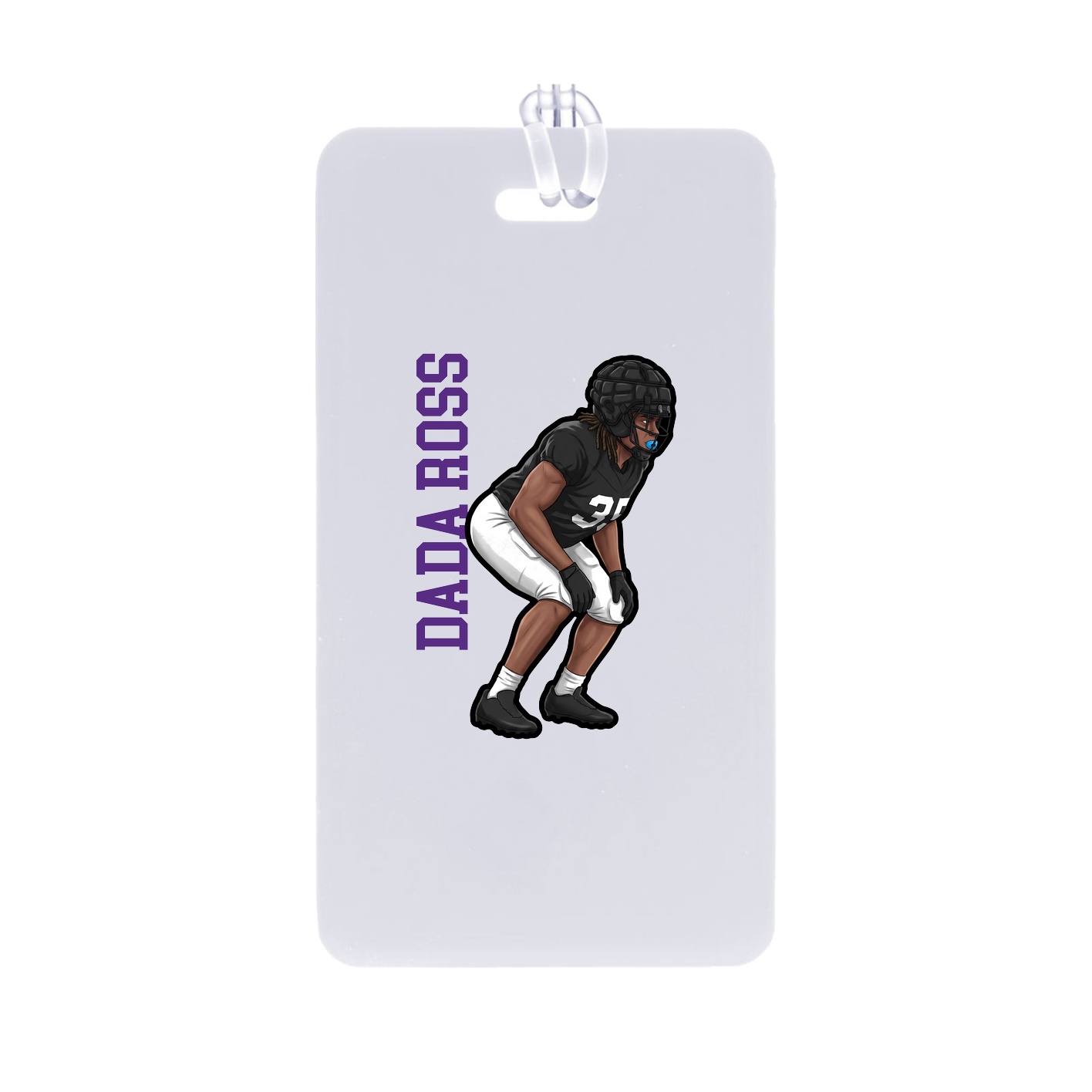 Bag Tag — Name Vertical in Classic