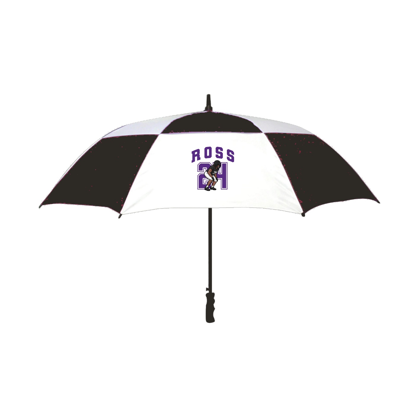 Golf Umbrella — Number in Black