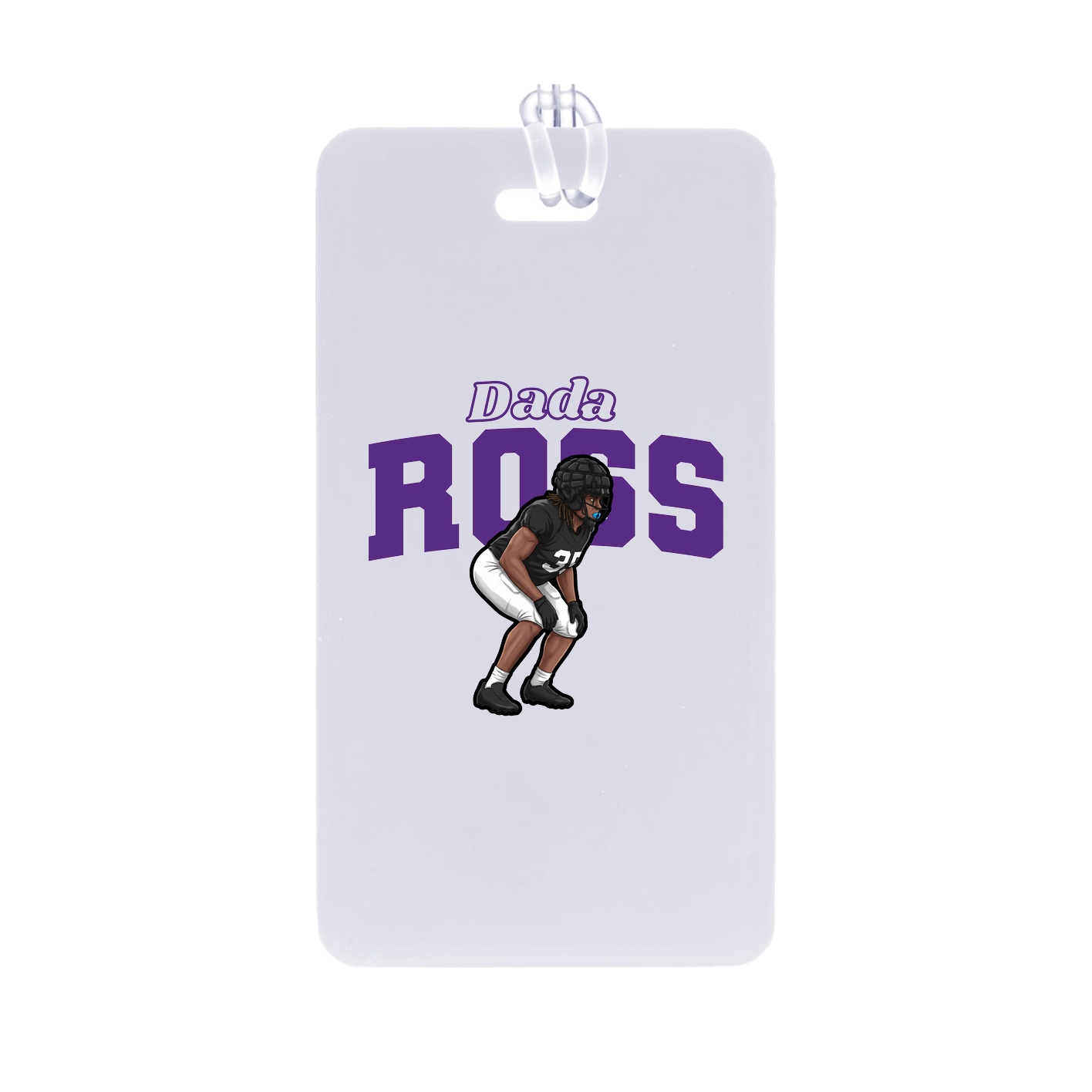 Bag Tag — Name Arch in Classic