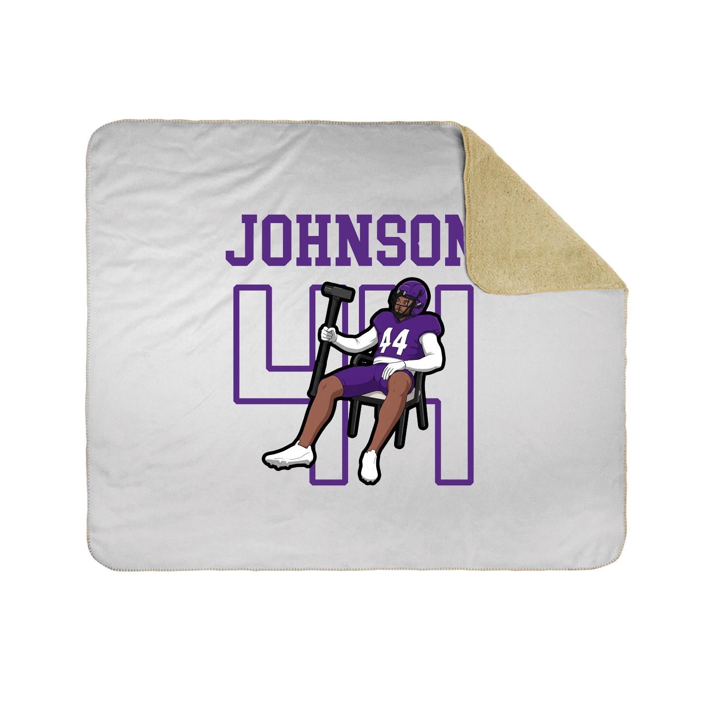 Throw Blanket — Shirsey in White