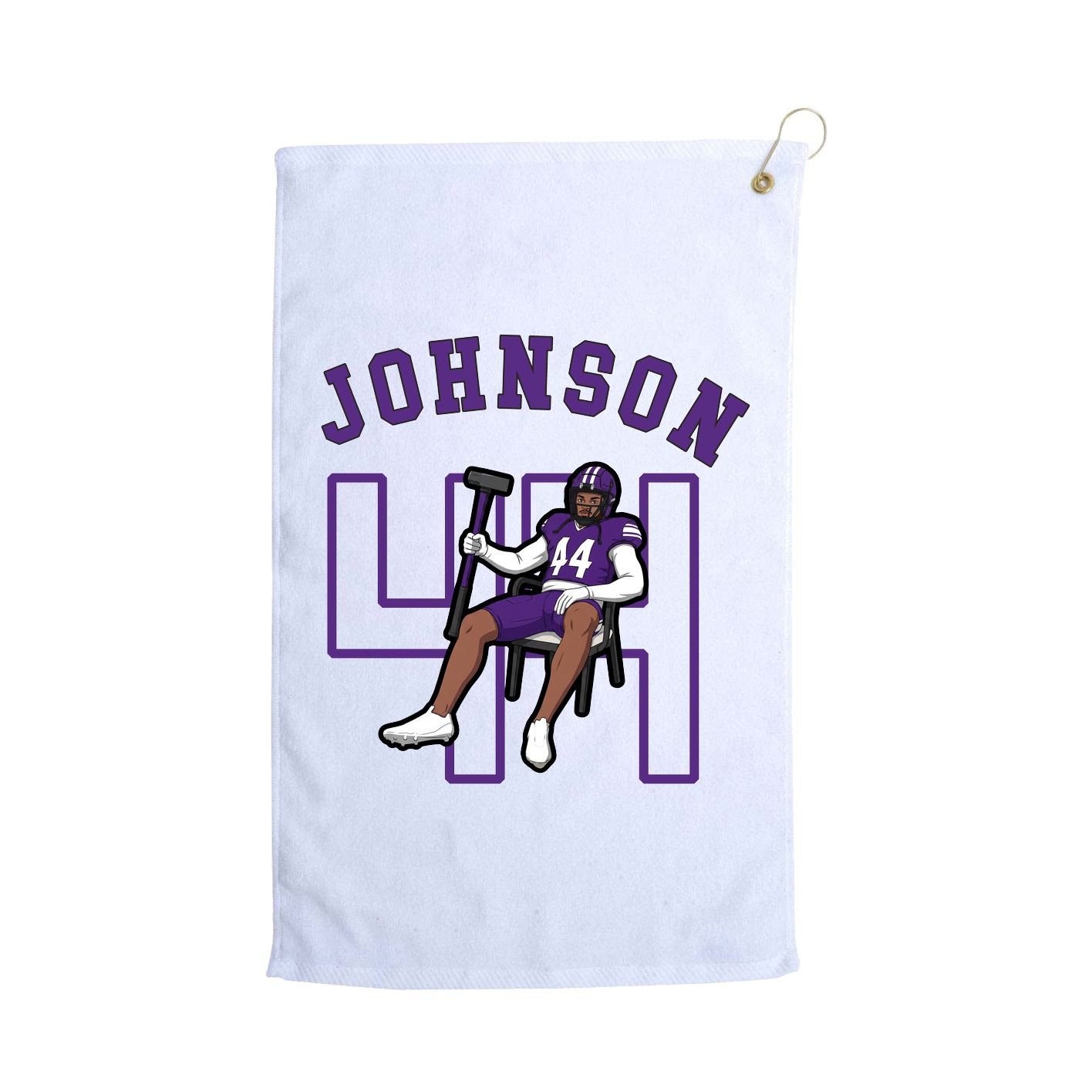 Golf Towel — Shirsey Arch in White