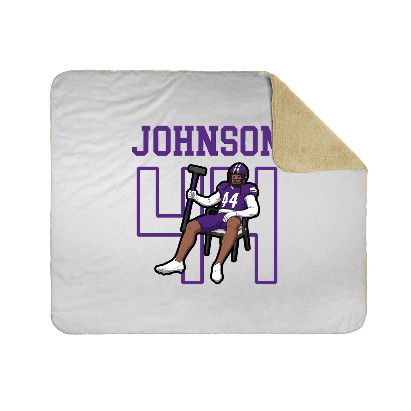 Throw Blanket — Shirsey in White