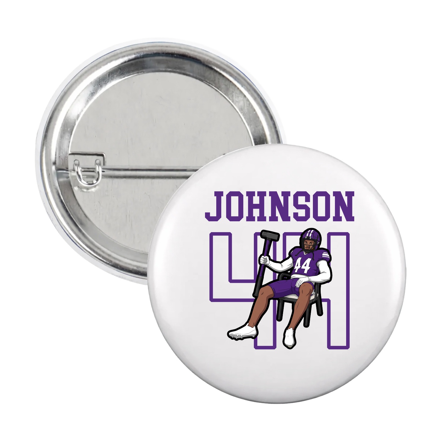 Game Day Button — Shirsey in White