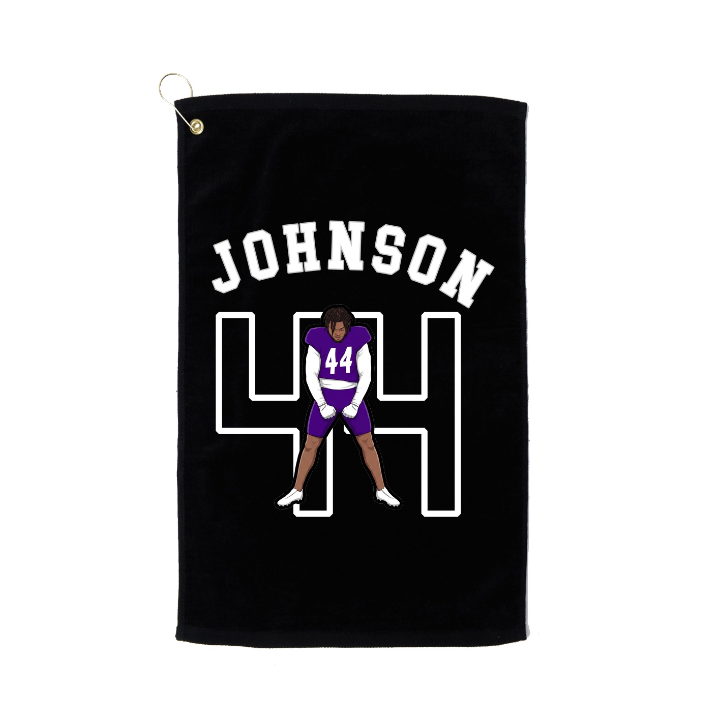 Golf Towel — Shirsey Arch in Black