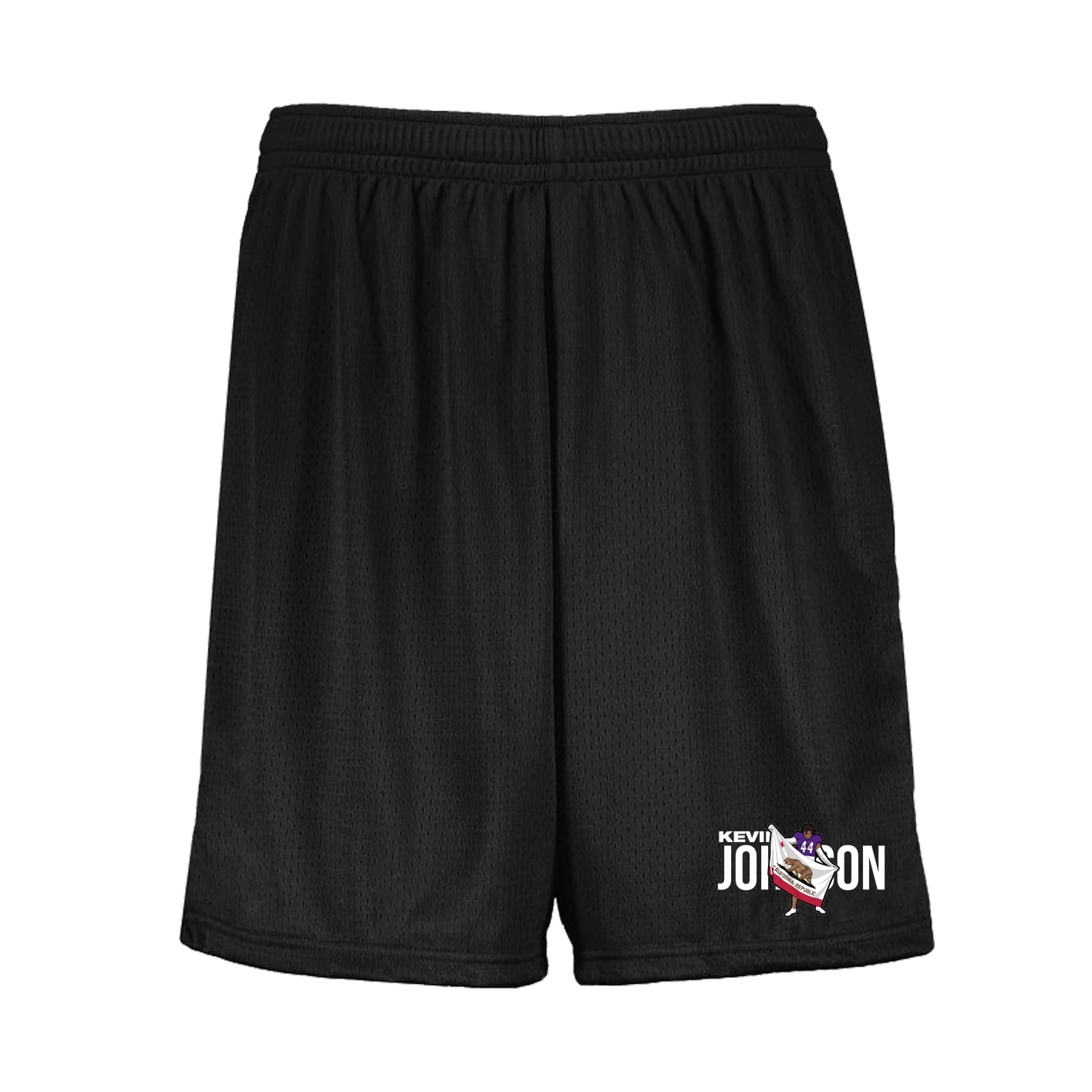 Shorts — Player Name in Black