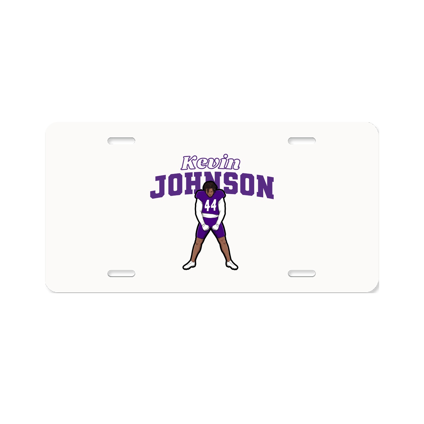 License Plate — Name Arch in Classic
