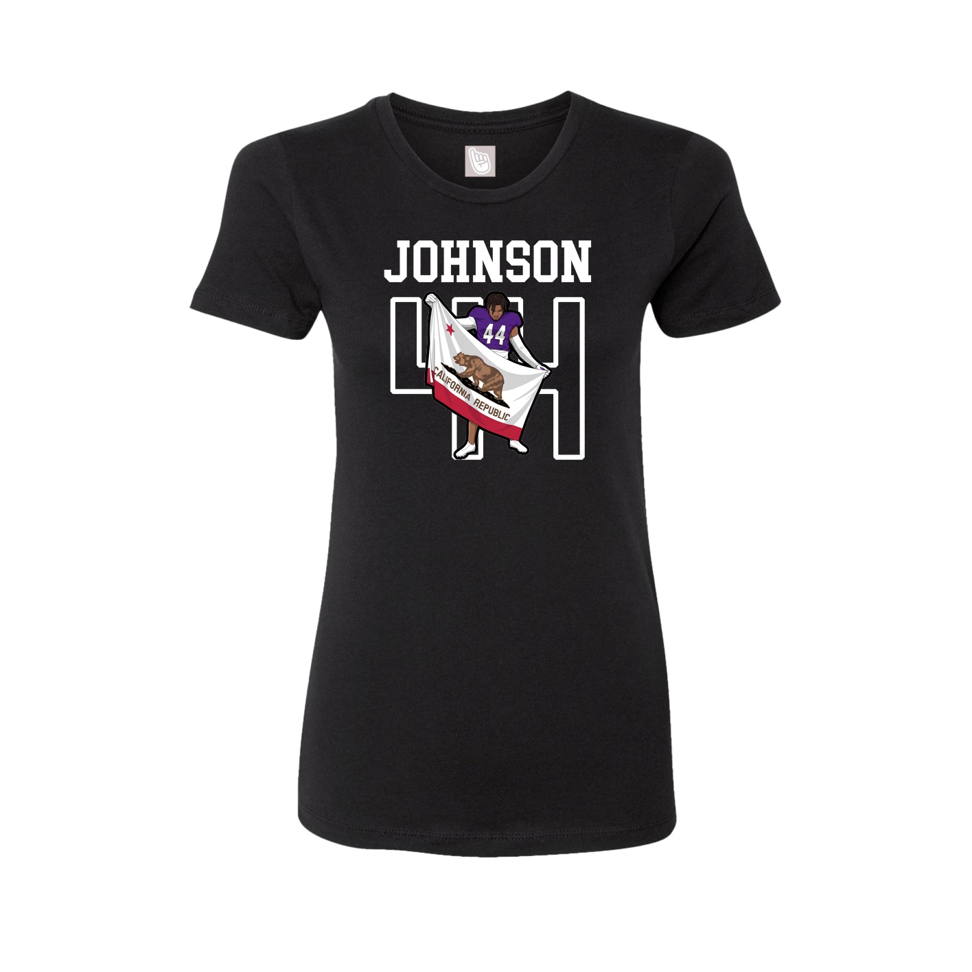 Fitted Women's Tee — Shirsey in Black