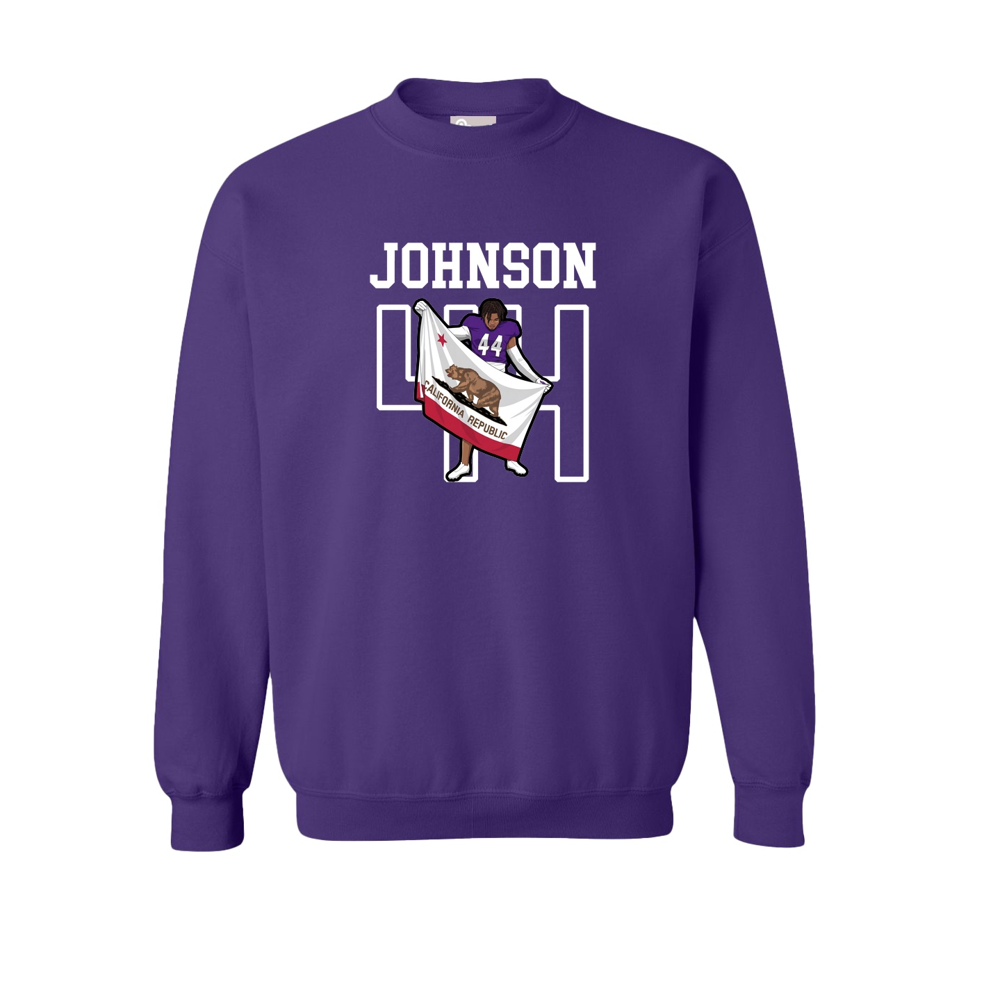 Fleece Crew — Shirsey in Purple