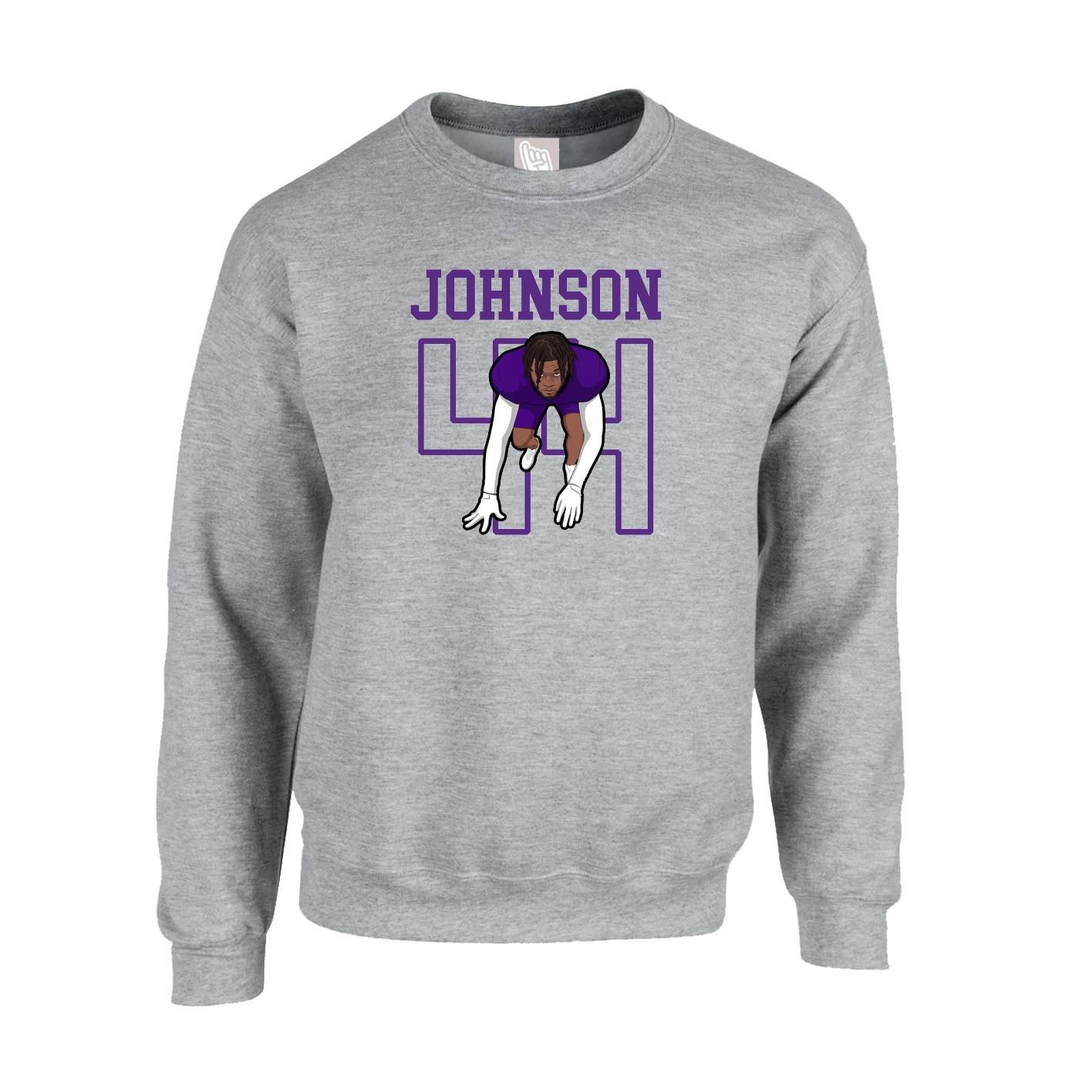 Fleece Crew — Shirsey in Grey