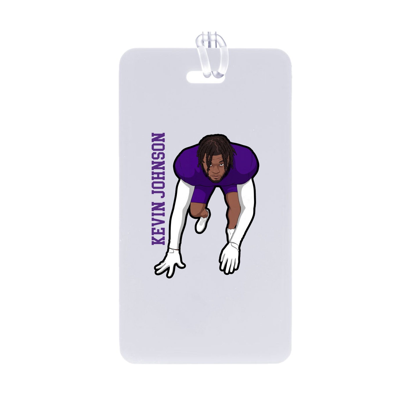Bag Tag — Name Vertical in Classic