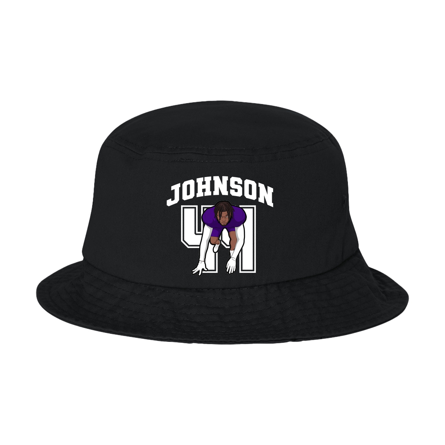 Bucket Cap — Number in Black