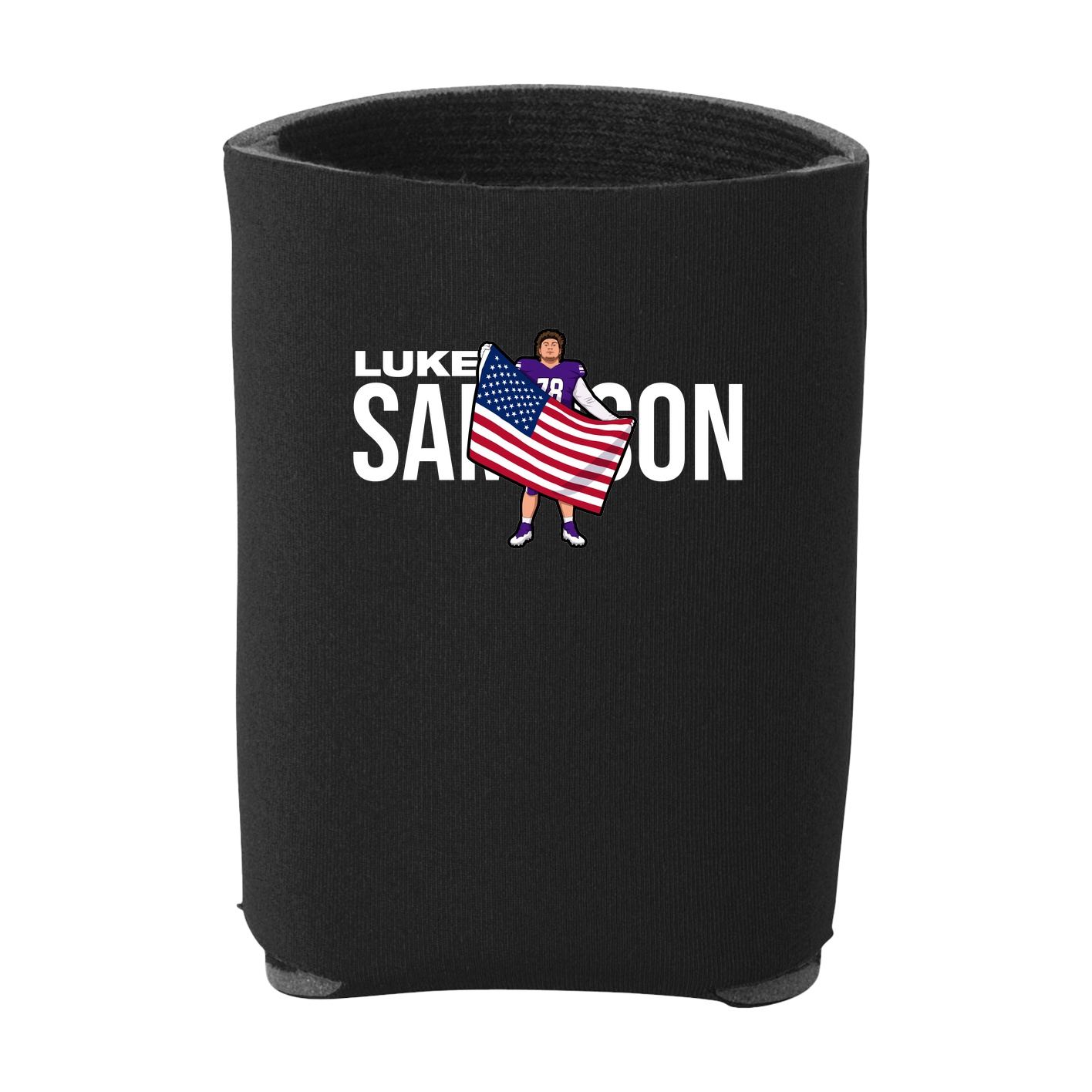 Can Holder — Player Name in Black
