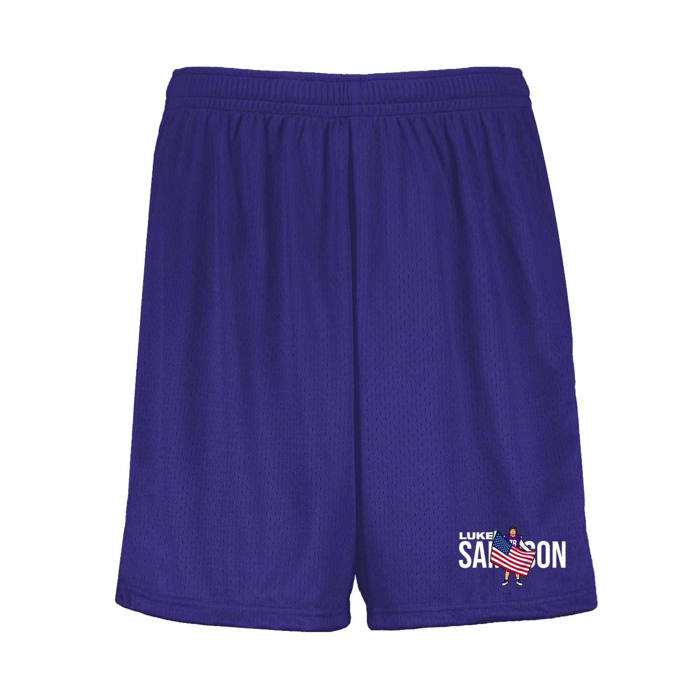 Shorts — Player Name in Purple