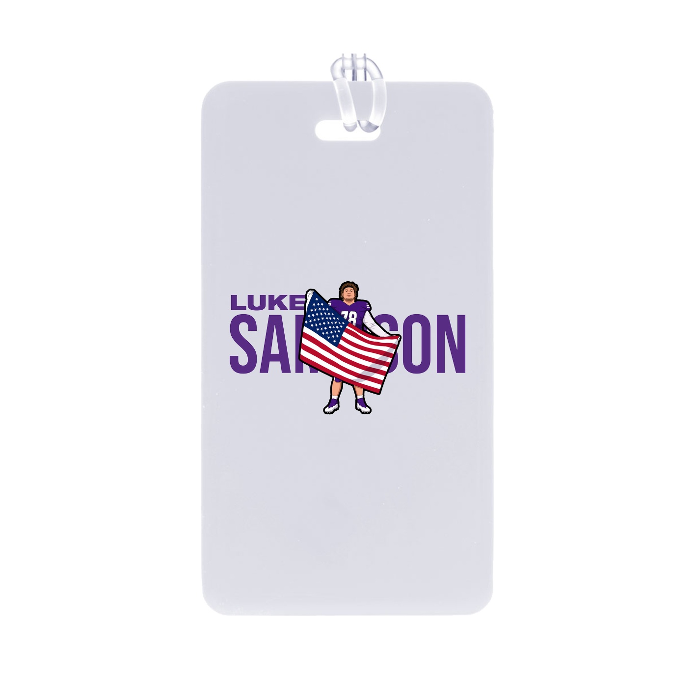 Bag Tag — Player Name in Classic