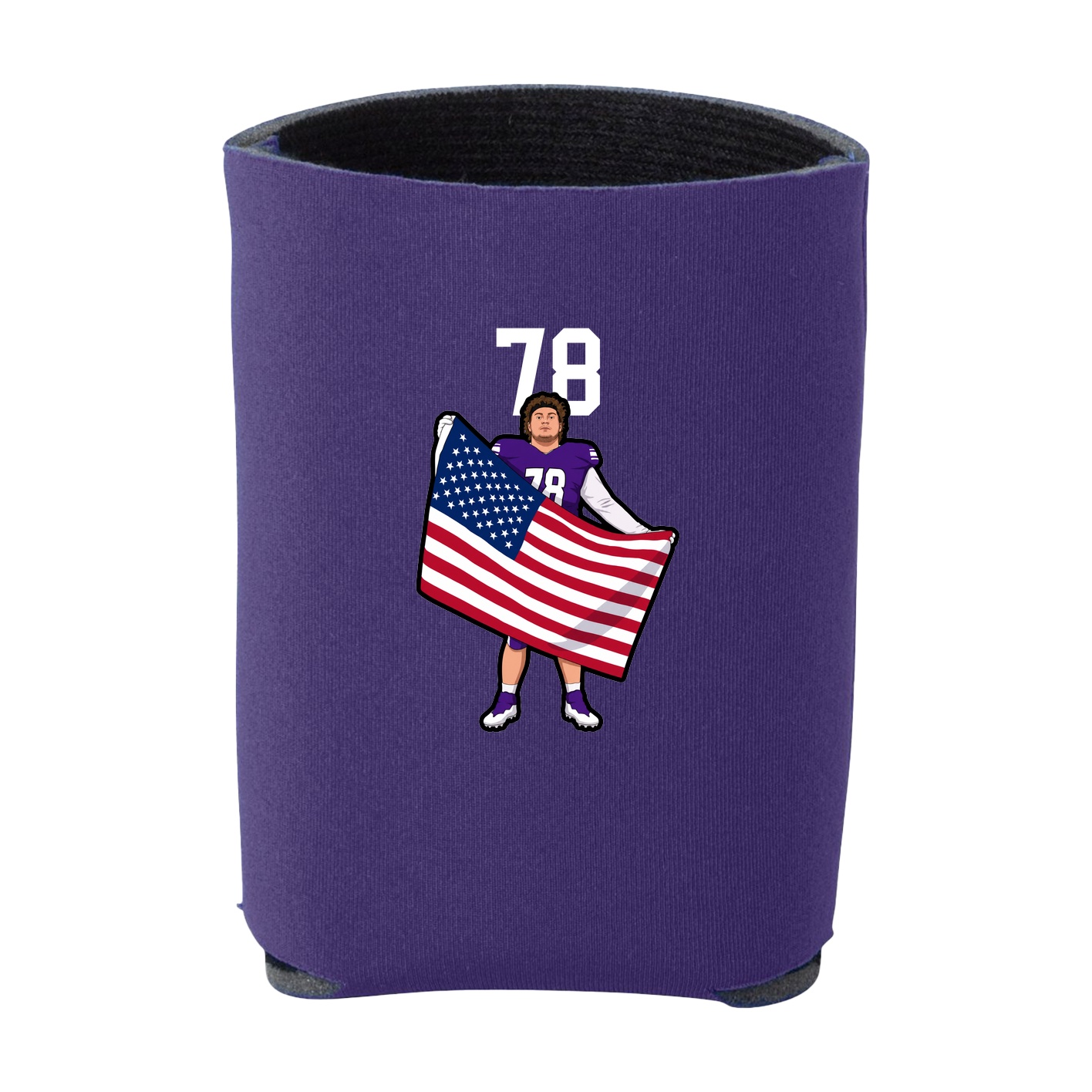 Can Holder — Number Top in Purple