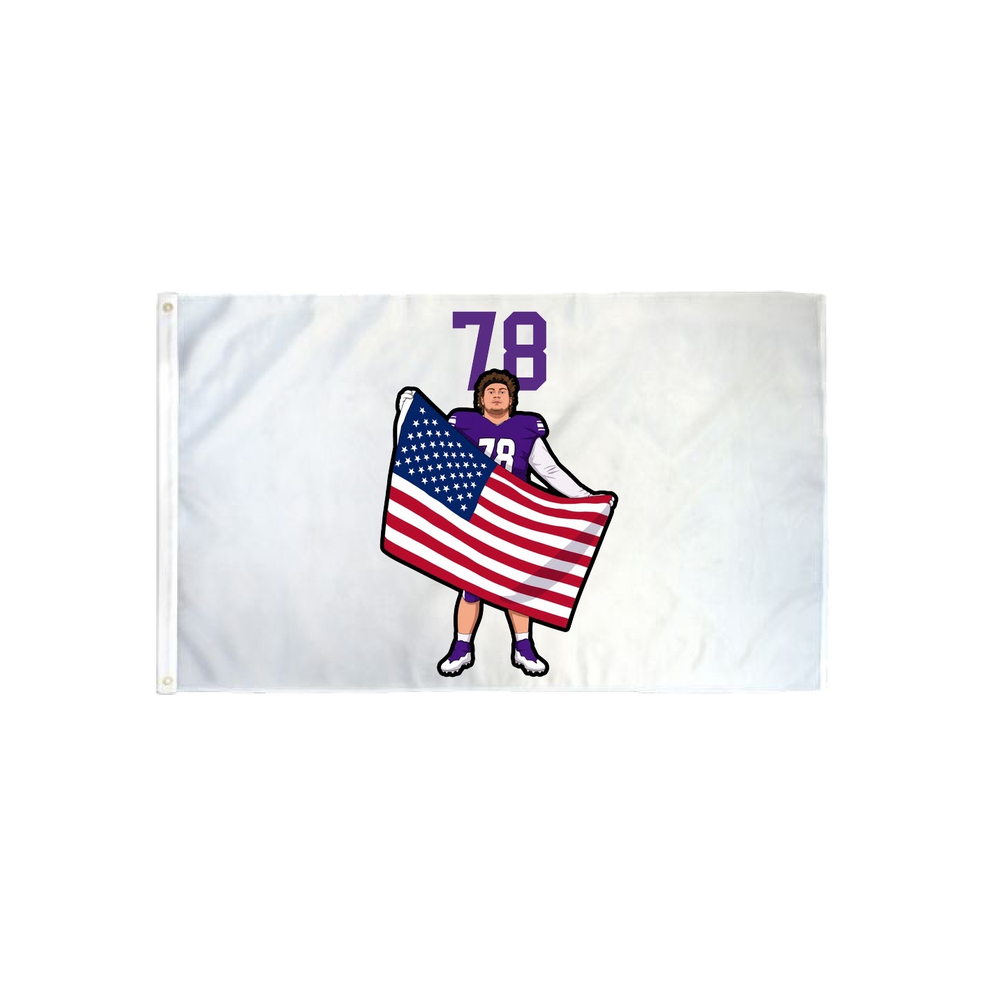 3x5 Flag — Number Top in Classic