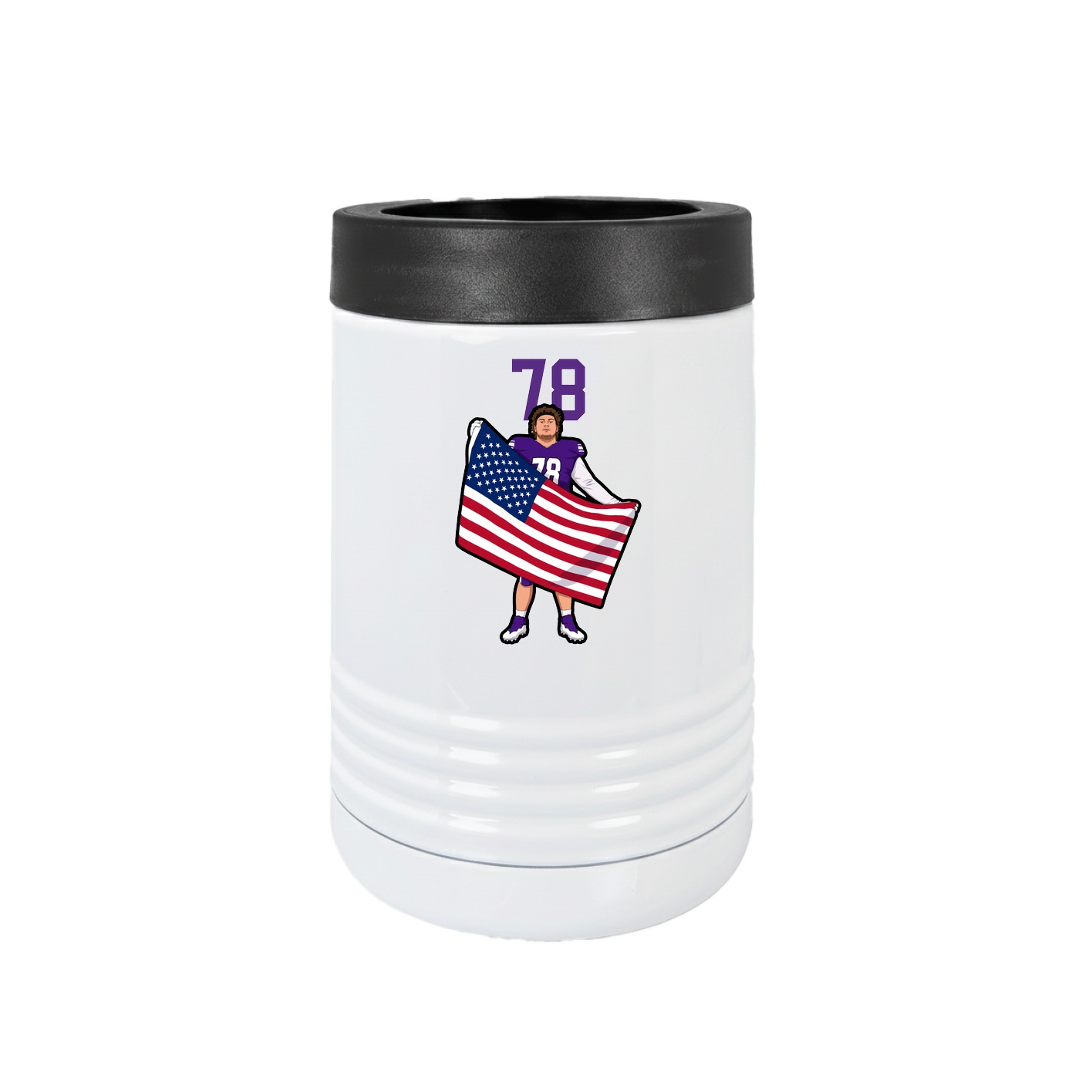 Beverage Holder — Number Top in White