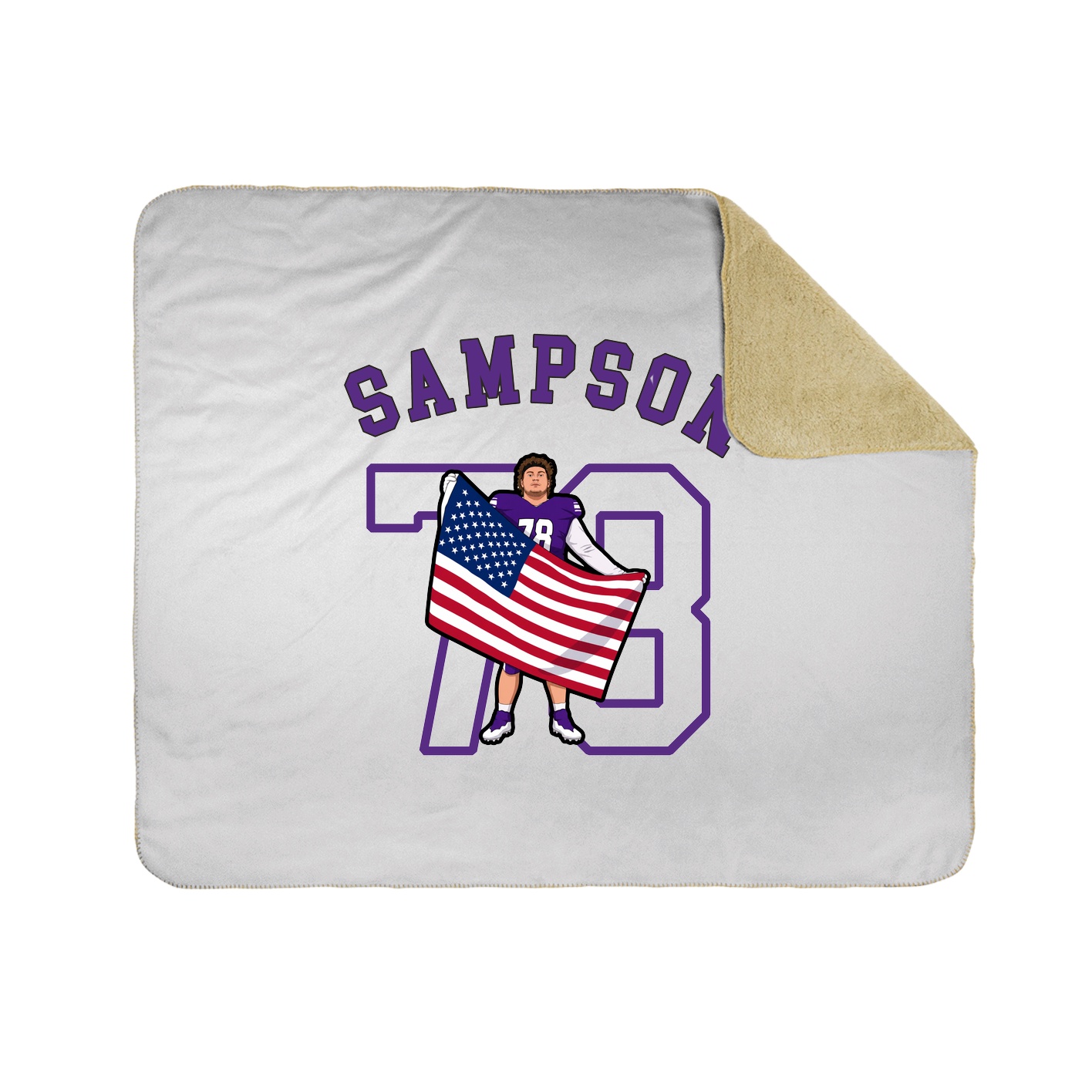 Throw Blanket — Shirsey Arch in White