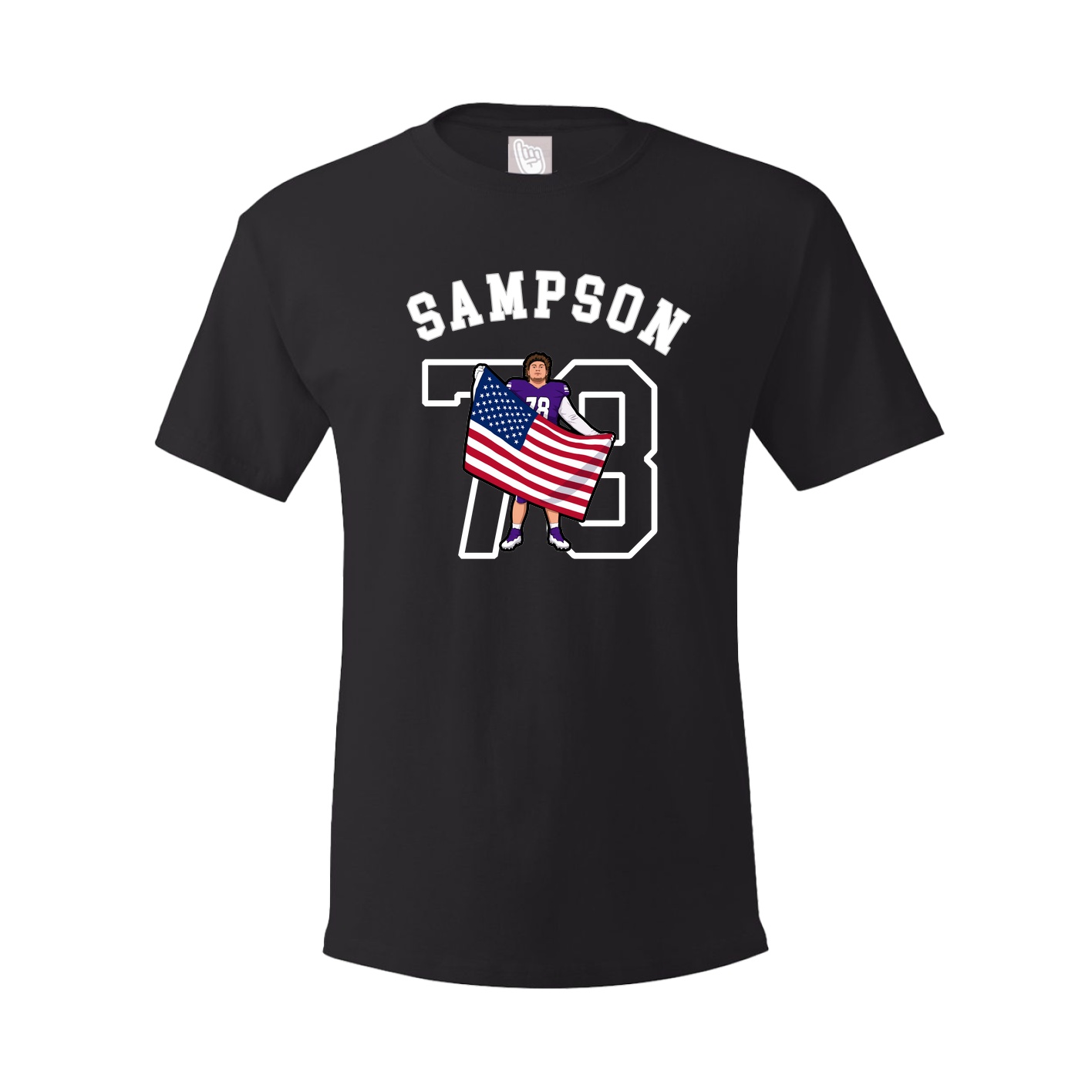Youth Tee — Shirsey Arch in Black