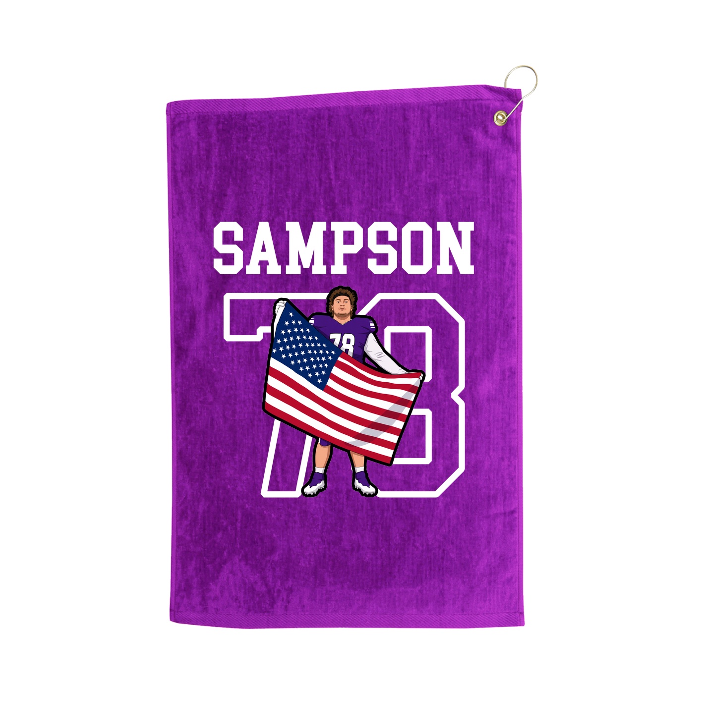 Golf Towel — Shirsey in Purple