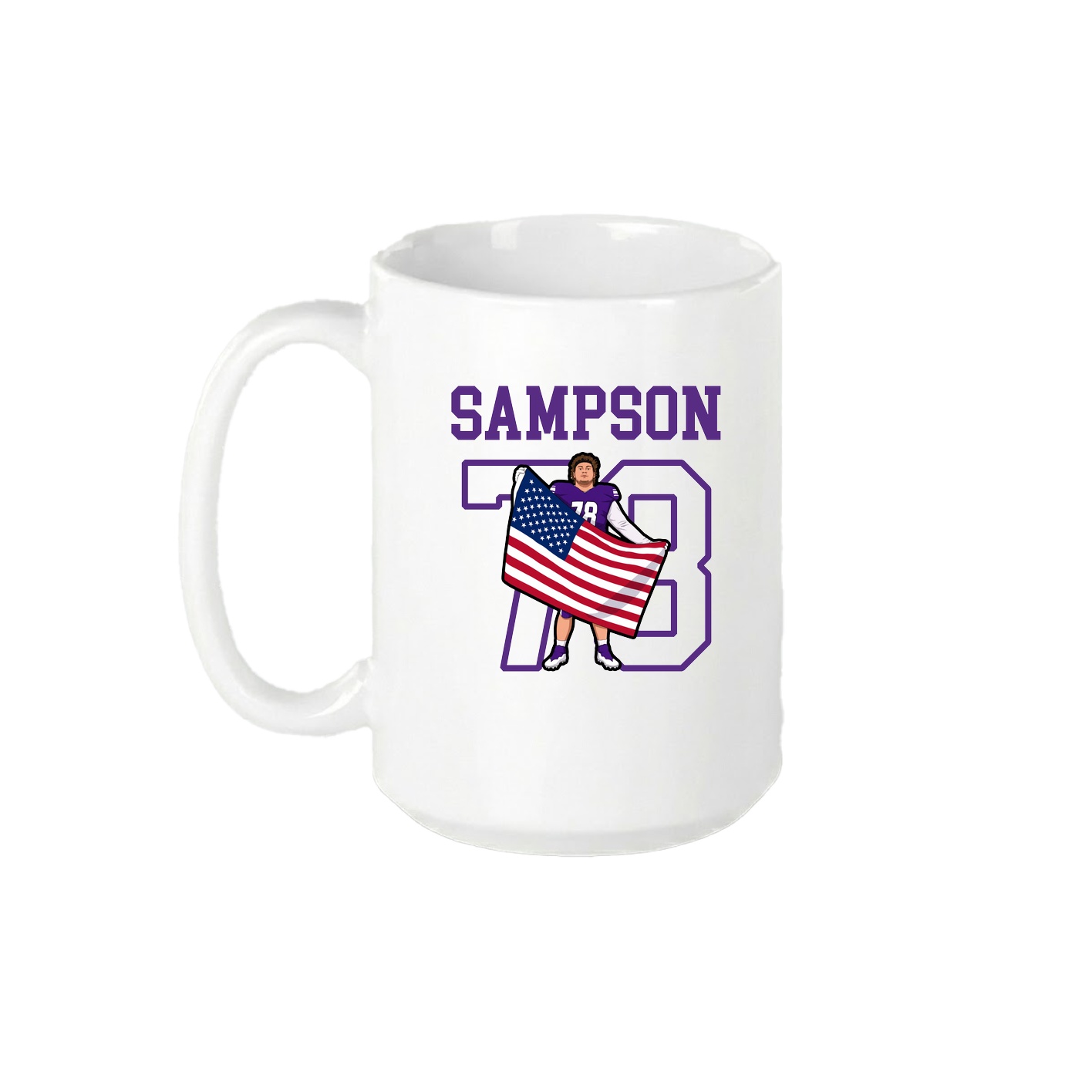 15oz Coffee Mug — Shirsey in White